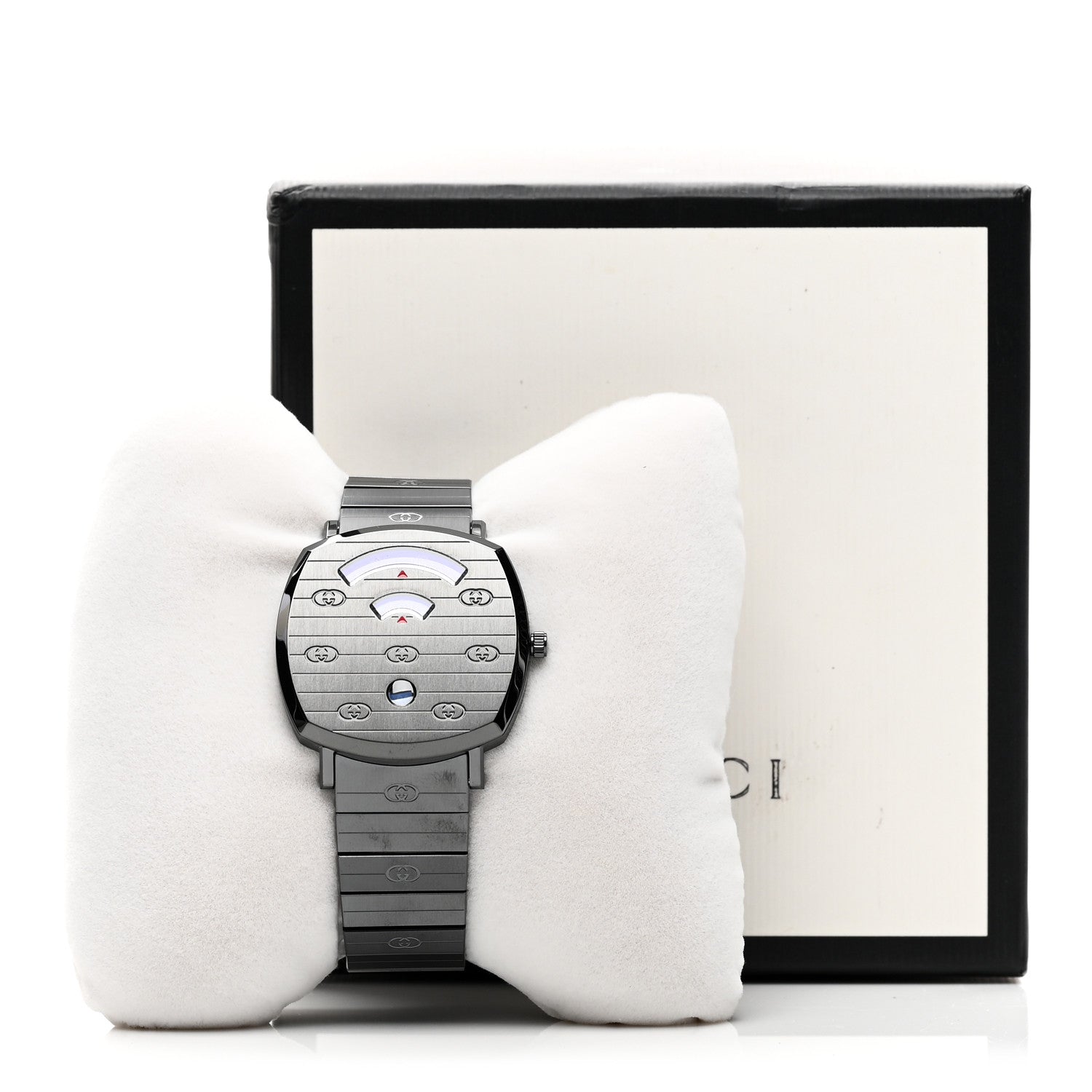 PVD Stainless Steel 38mm Grip Quartz Watch Black