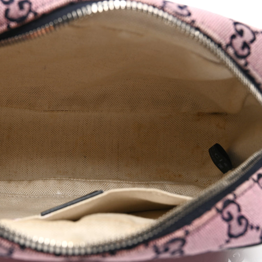 Monogram Multicolor Matelasse Diagonal Small GG Marmont Chain Shoulder Bag Pink Blue