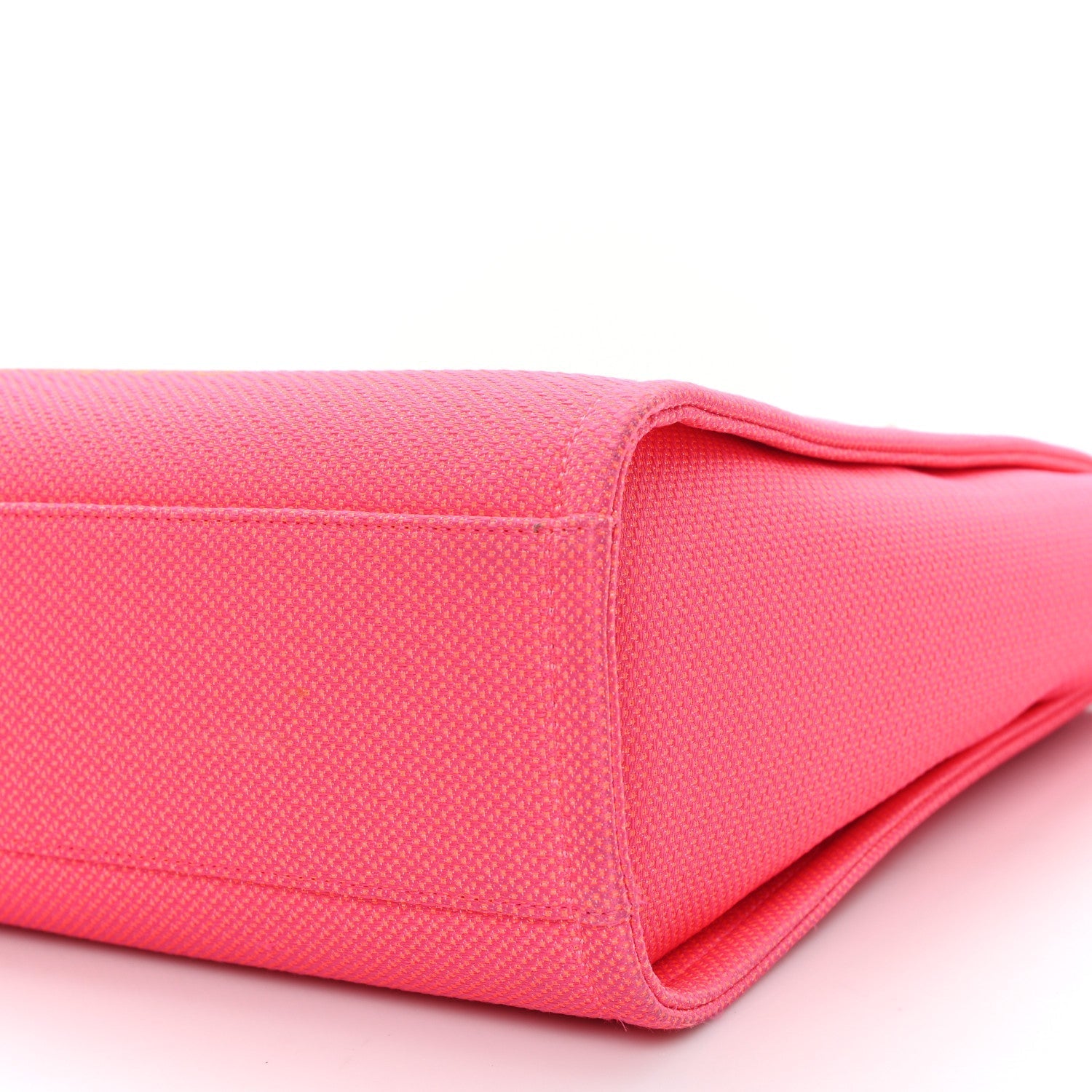 Canvas Mini Deauville Tote Pink Orange