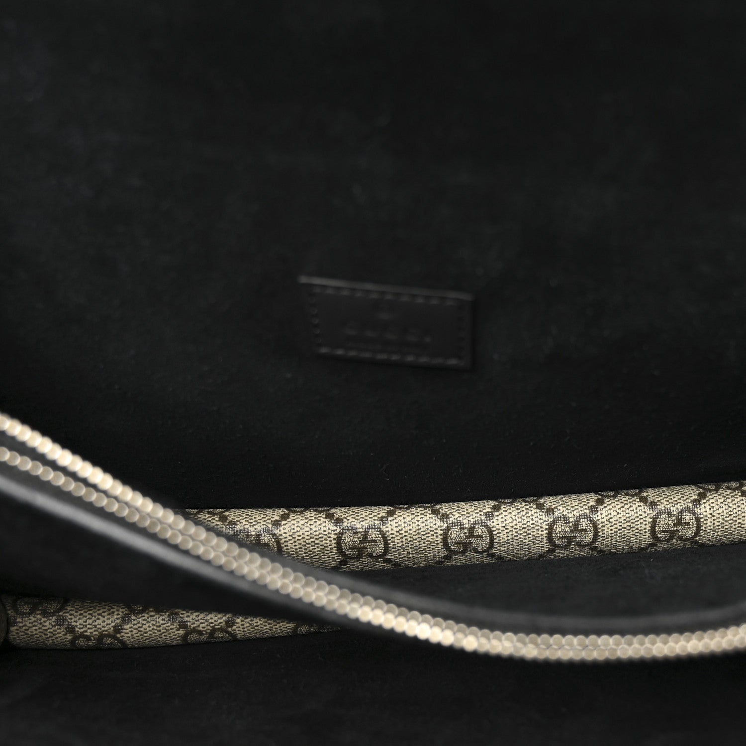 GG Supreme Monogram Small Dionysus Shoulder Bag Black