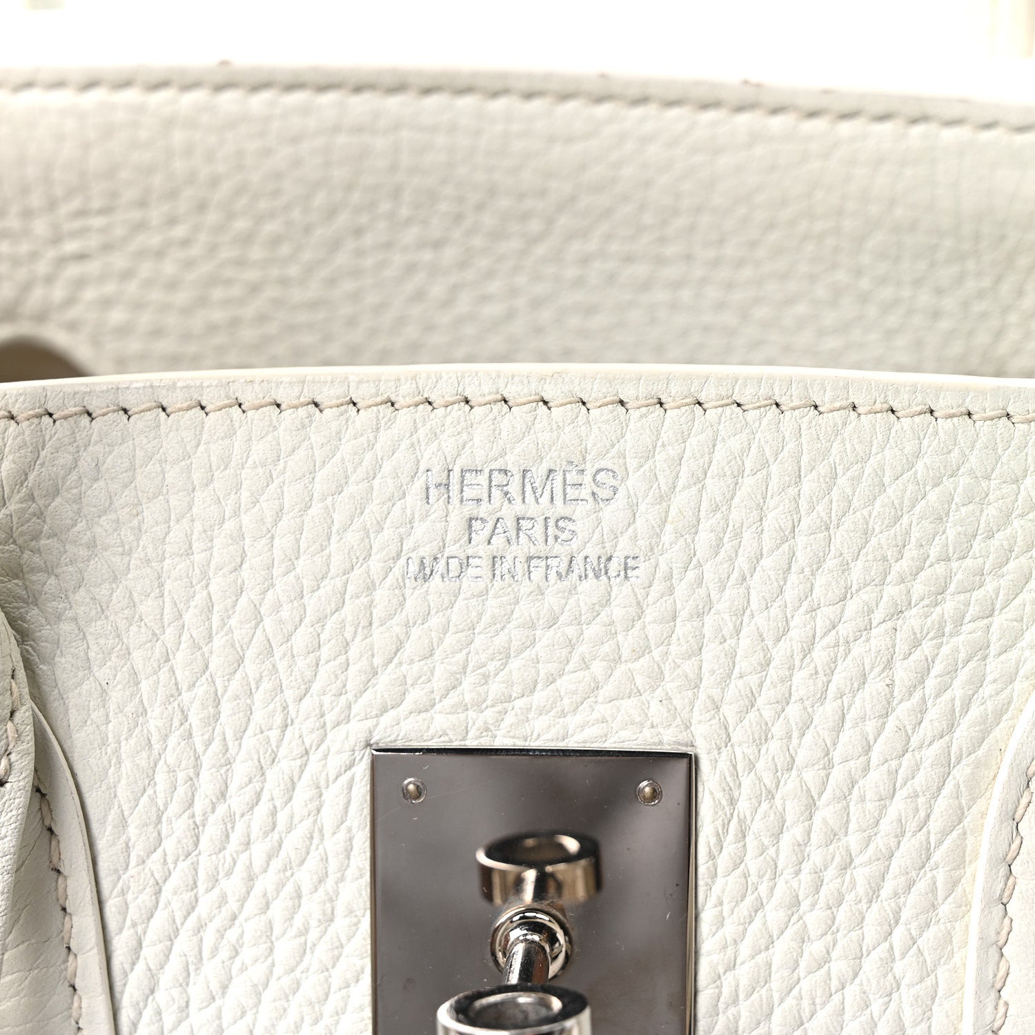 Togo Birkin 35 White