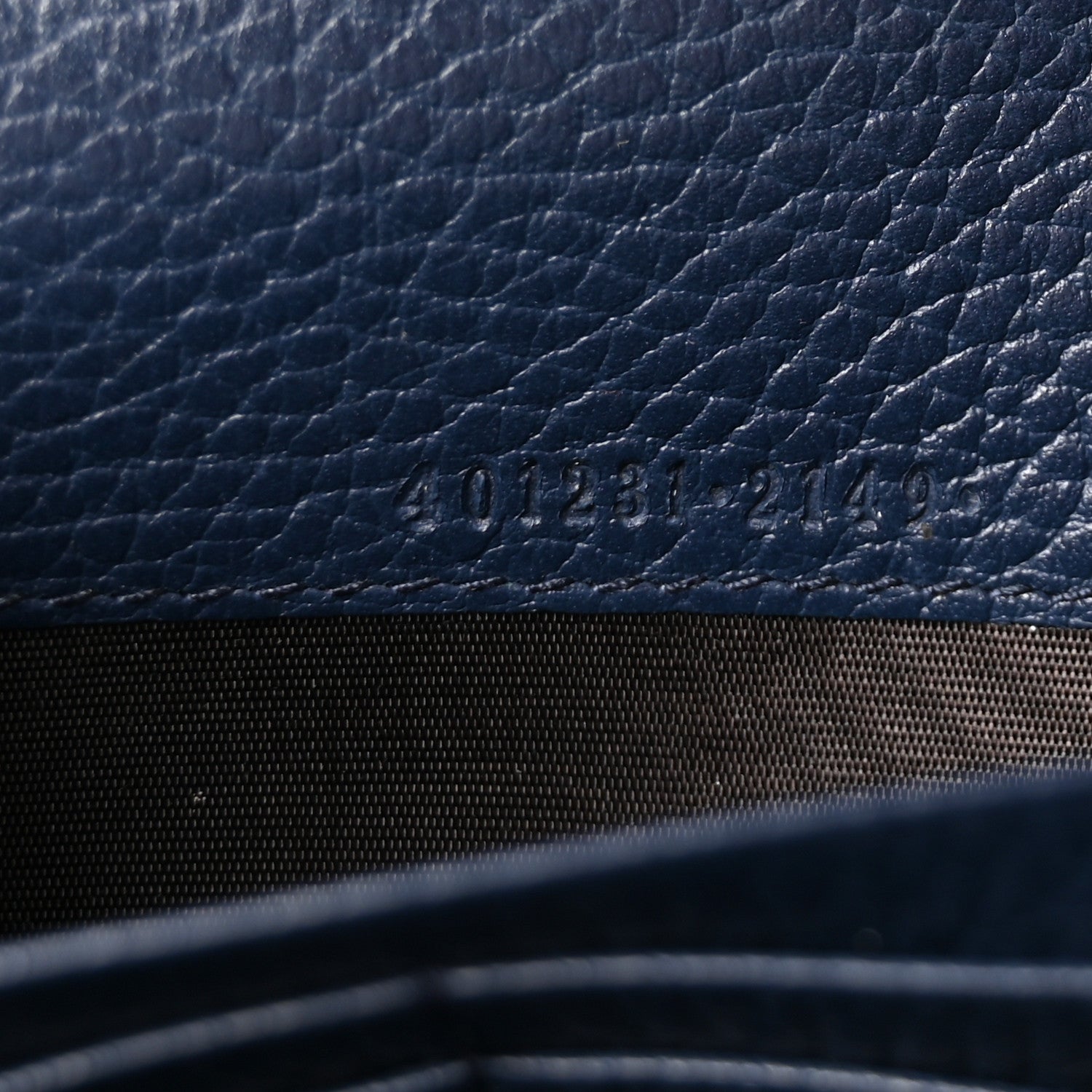 Dollar Calfskin Crystal Mini Dionysus Chain Wallet Blue Agata Black Diamond