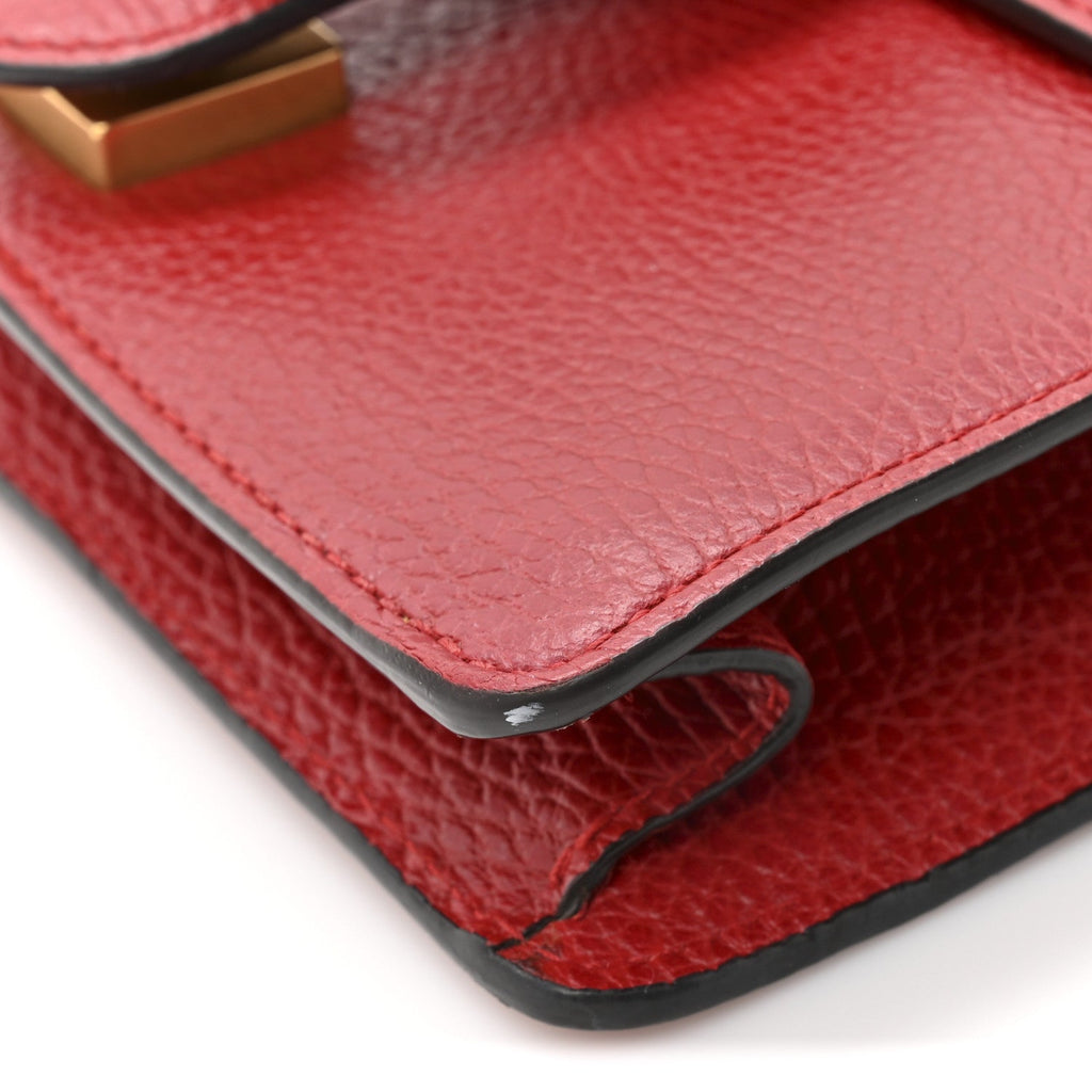 Calfskin Mini Dionysus Shoulder Bag Hibiscus Red