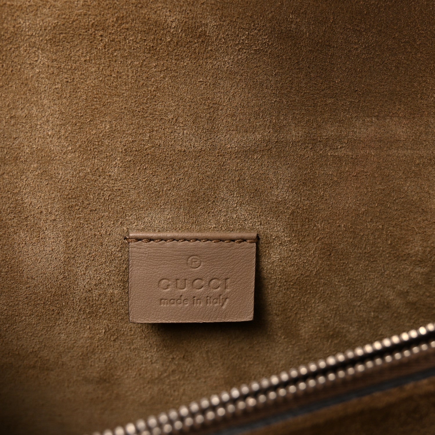 GG Supreme Monogram Medium Dionysus Shoulder Bag Taupe