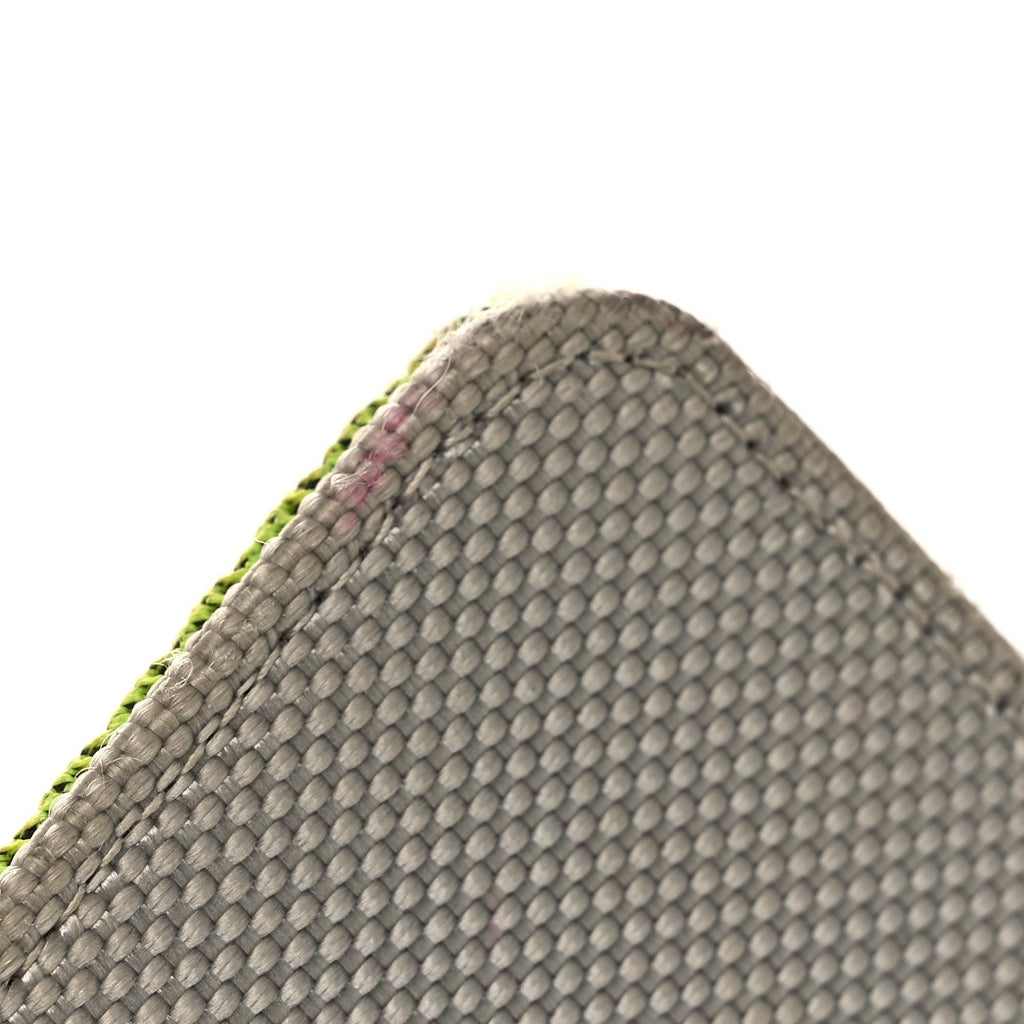 Canvas Quilted Medium Fluo Boy Flap Dark Grey Fuchsia Green