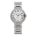 Stainless Steel Diamond Bezel 36mm Ballon Bleu De Cartier Automatic Watch