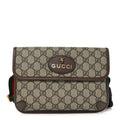 GG Supreme Monogram Neo Vintage Web Belt Bag Brown