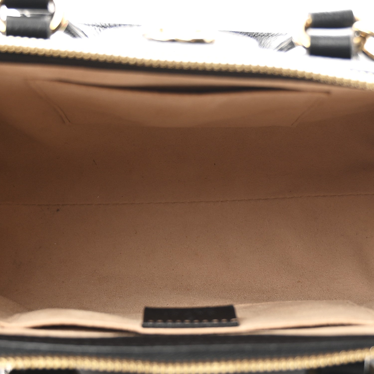 Textured Calfskin Web Small Ophidia Tote Bag Black