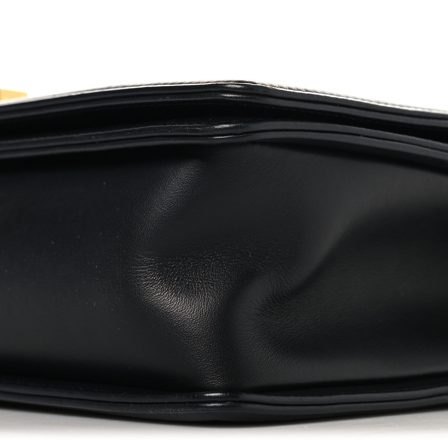 Lambskin Quilted New Medium Boy Flap Black