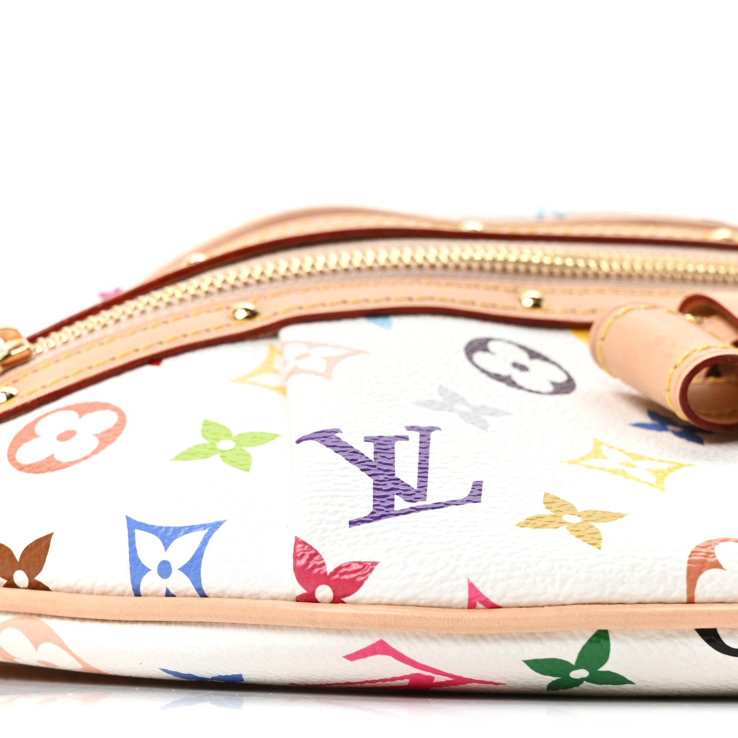 LV X TM Monogram Multicolor High Rise Bumbag White