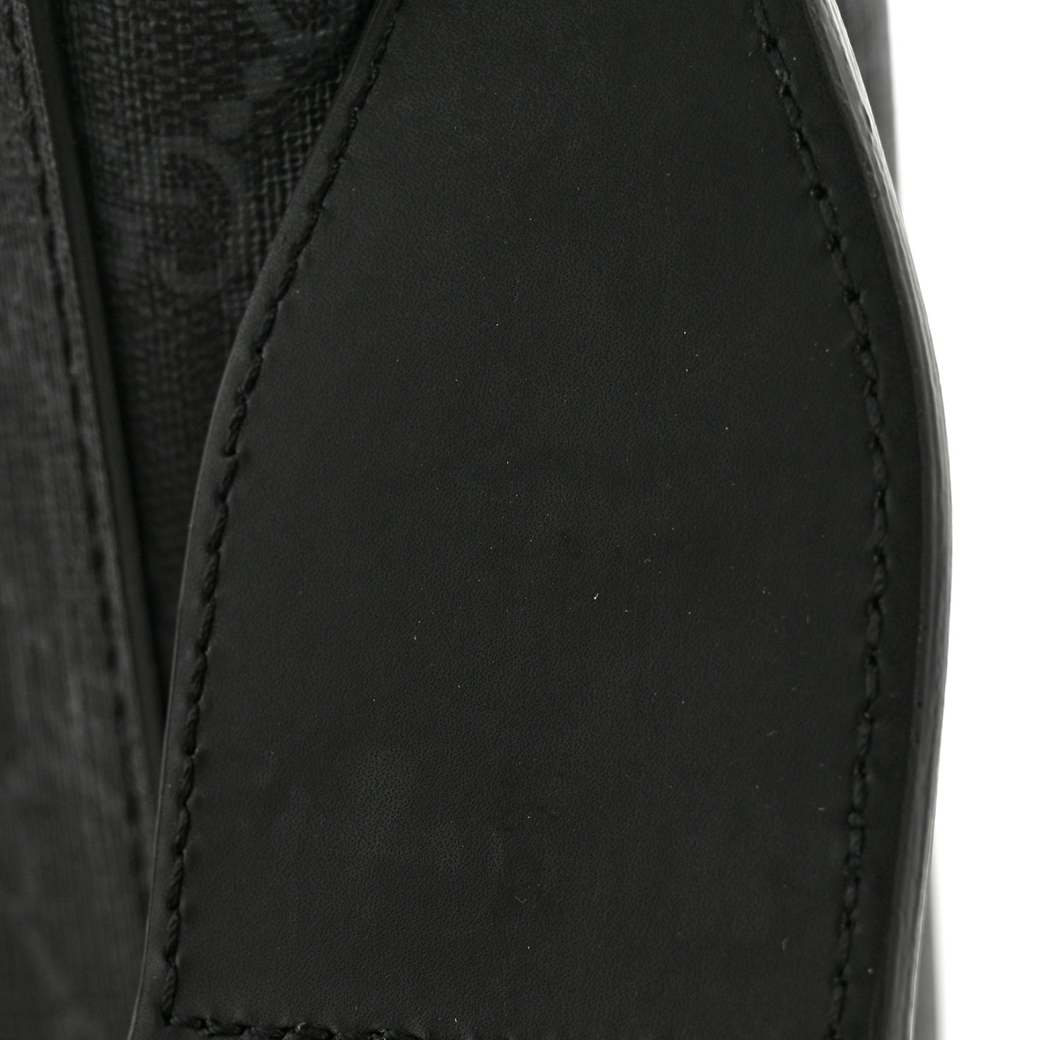 GG Supreme Monogram Appia Calfskin Web Mini Tote Bag Black