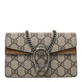GG Supreme Monogram Super Mini Dionysus Shoulder Bag Taupe