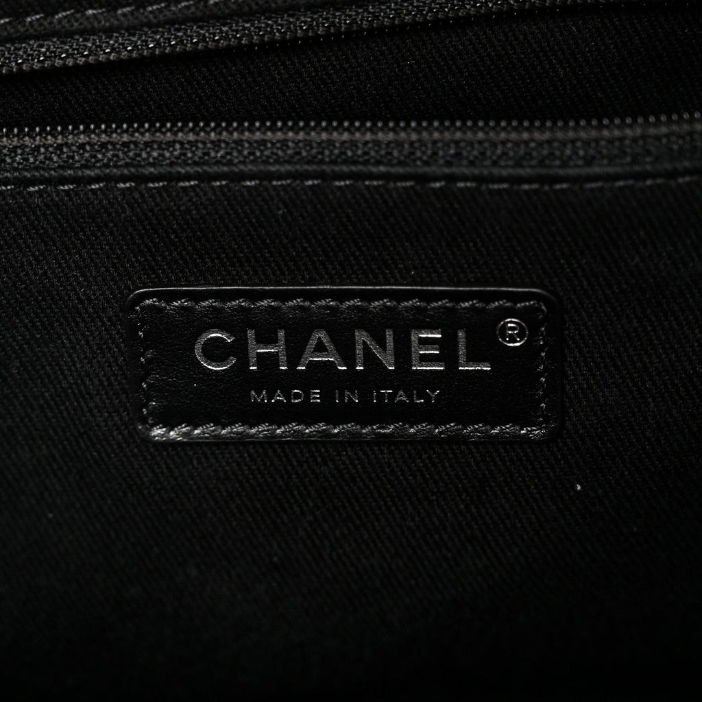Mixed Fibers Small Deauville Bowling Bag Navy Blue