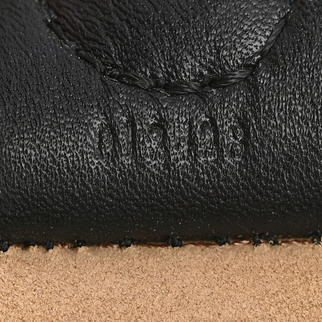 Calfskin Hammock Slice Bag Black