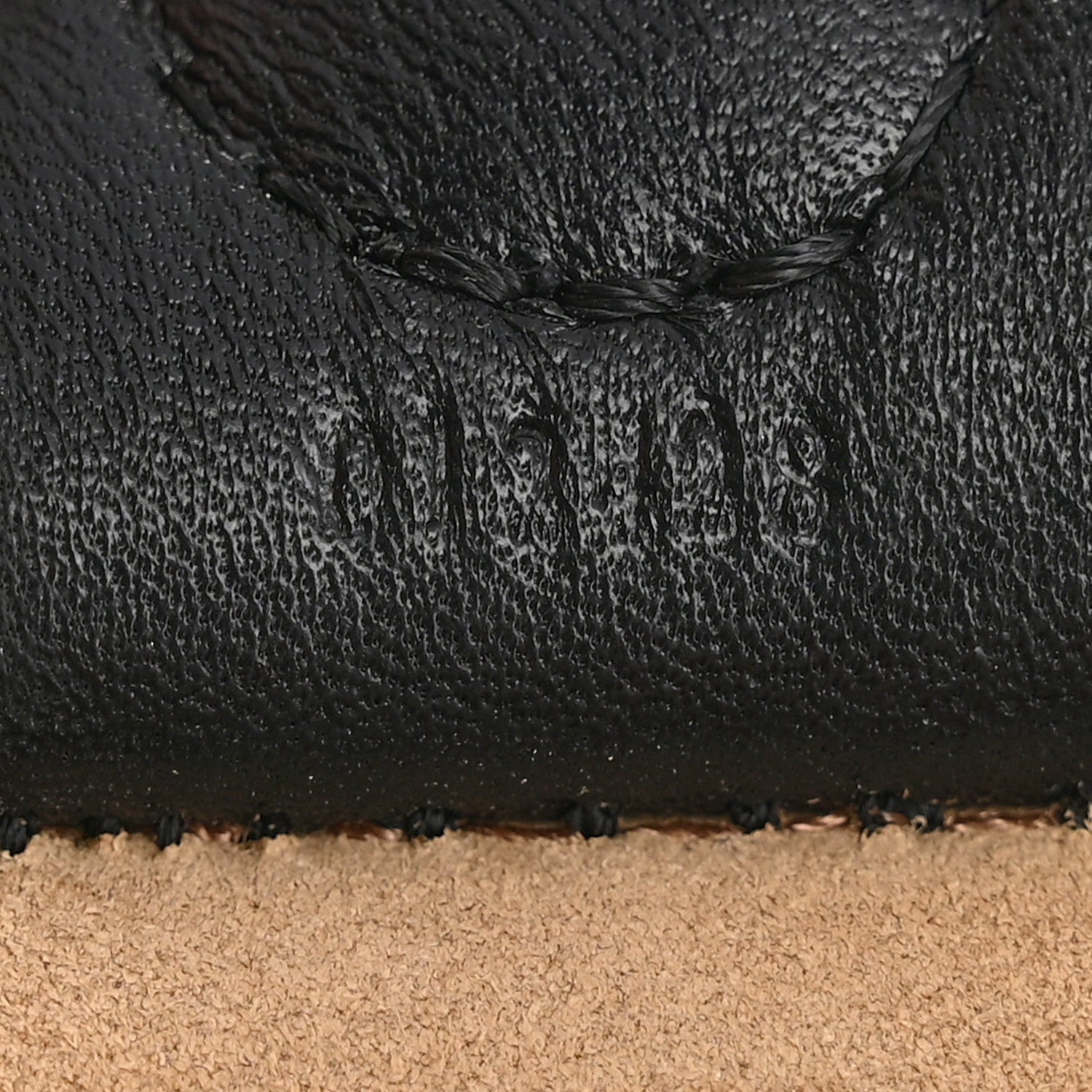 Calfskin Hammock Slice Bag Black