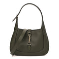 Grand Prix Calfskin Medium Jackie 1961 Hobo Dark Green