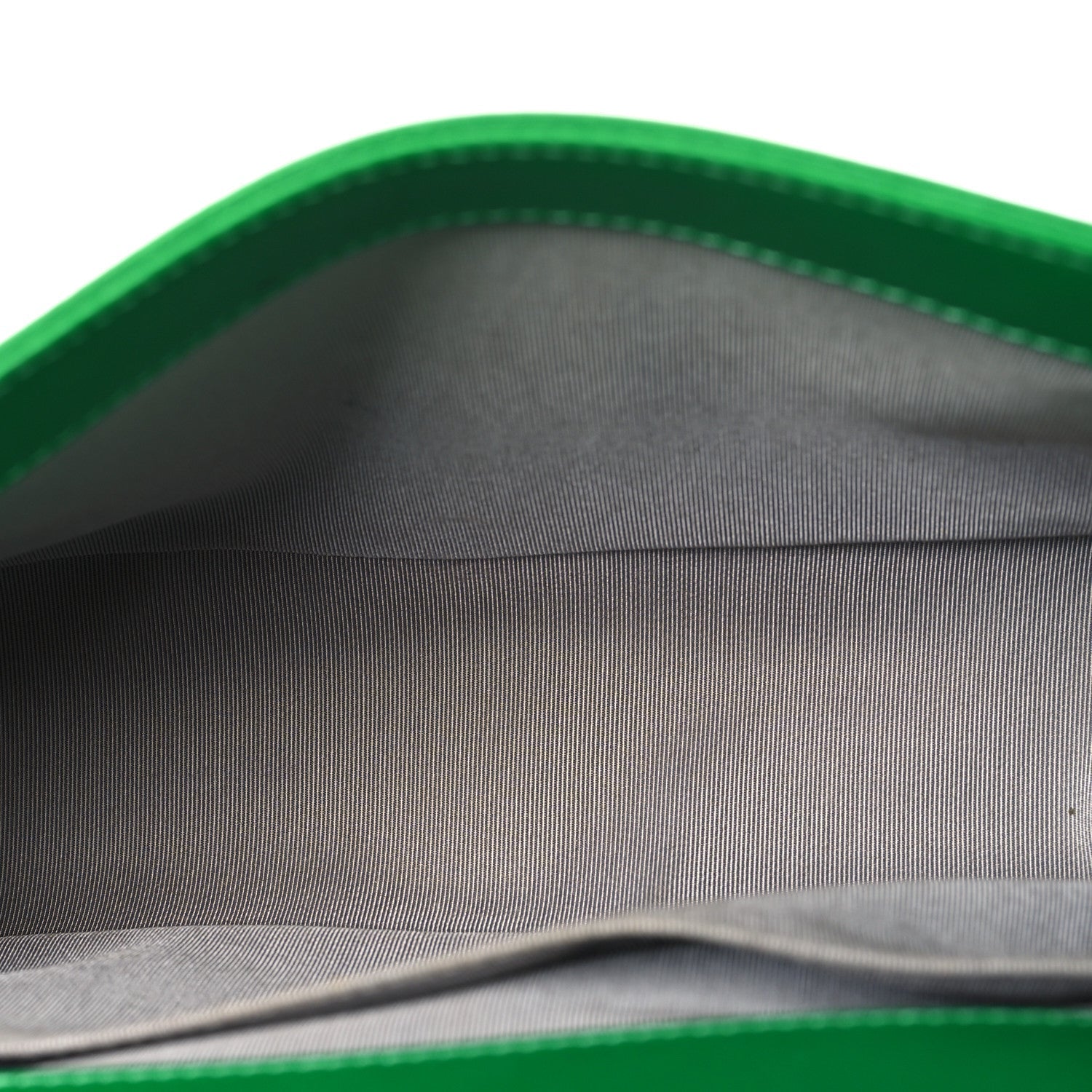 Metallic Calfskin Quilted Medium Boy Flap Green