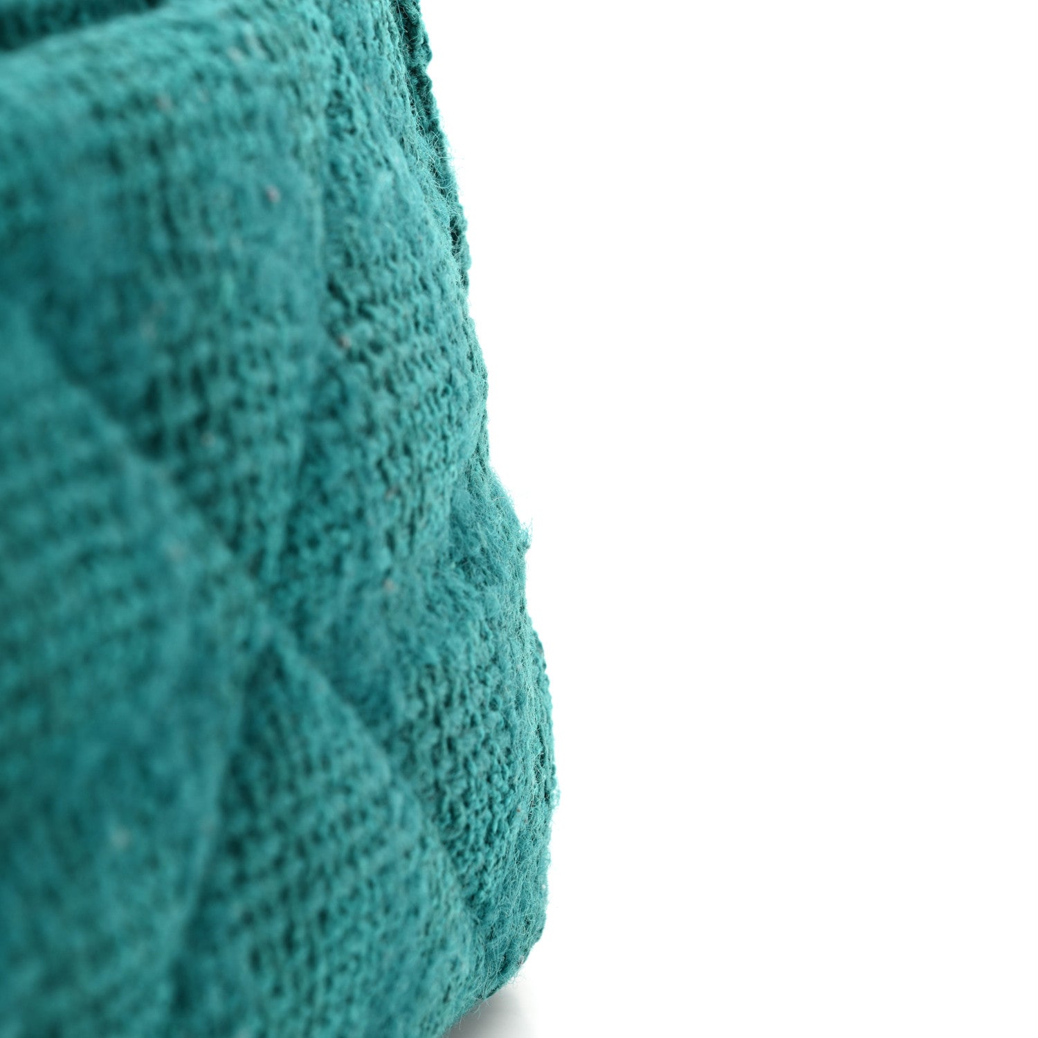 Tweed Quilted Large Chanel 19 Flap Green