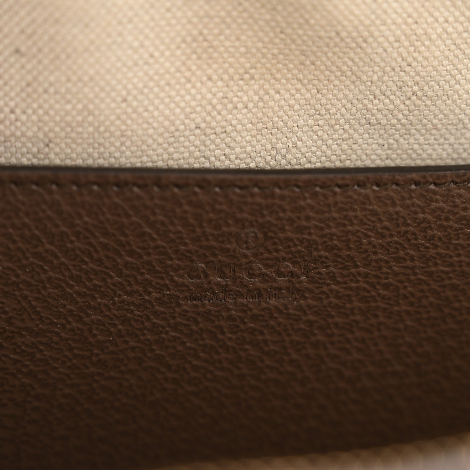 GG Supreme Monogram Web Small Ophidia Top Handle Shoulder Bag Brown