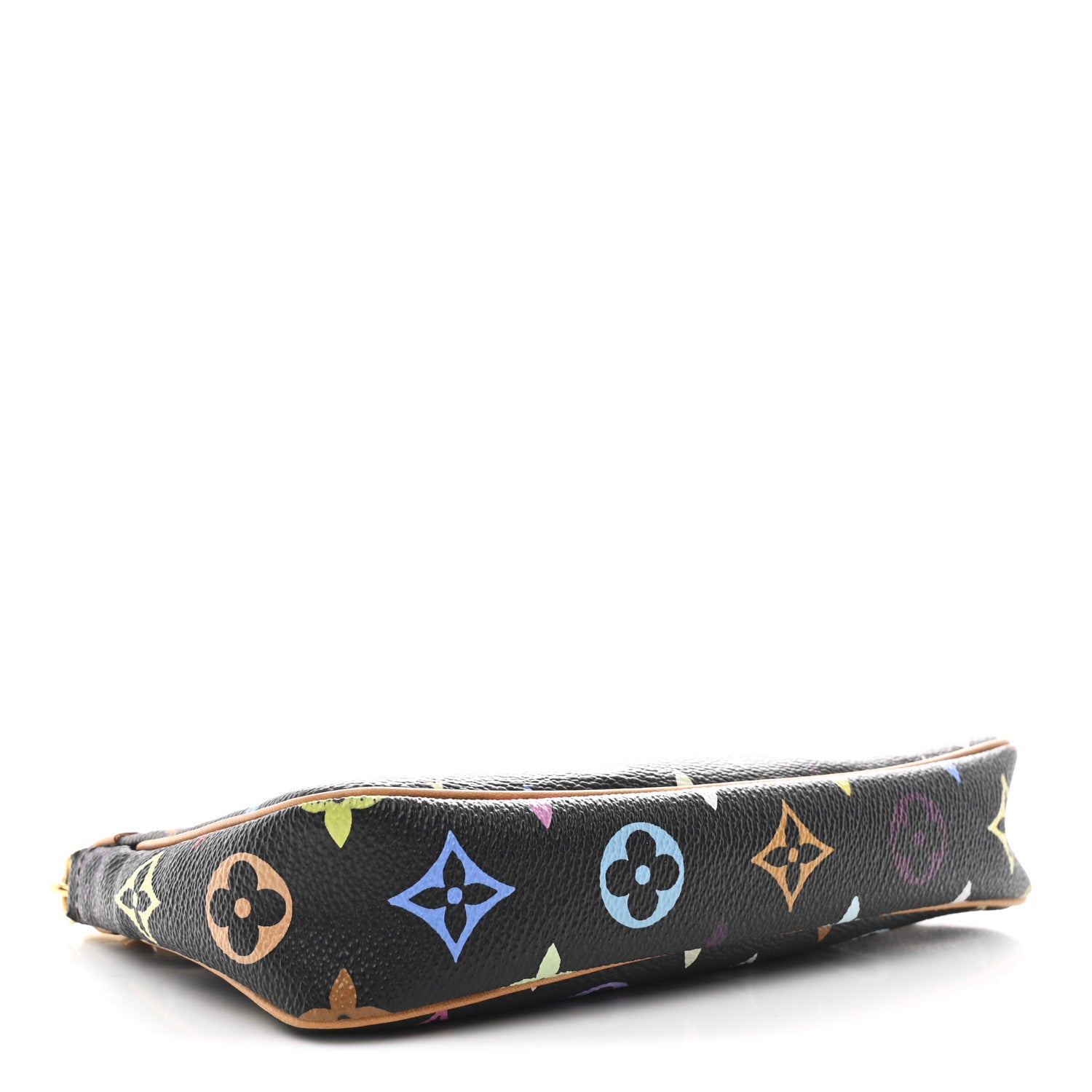 Monogram Multicolor Pochette Accessories Black