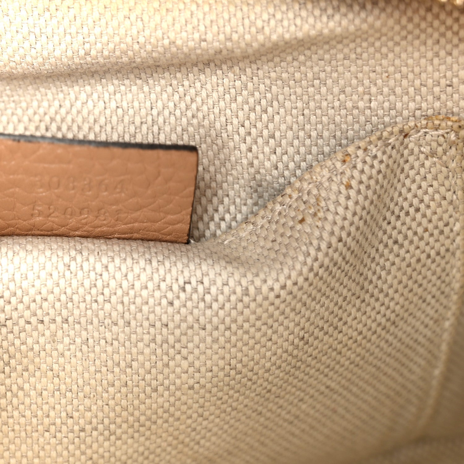 Pebbled Calfskin Small Soho Disco Bag Rose Beige