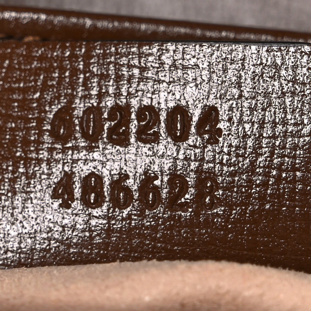 GG Supreme Monogram Horsebit 1955 Shoulder Bag Beige Brown Sugar