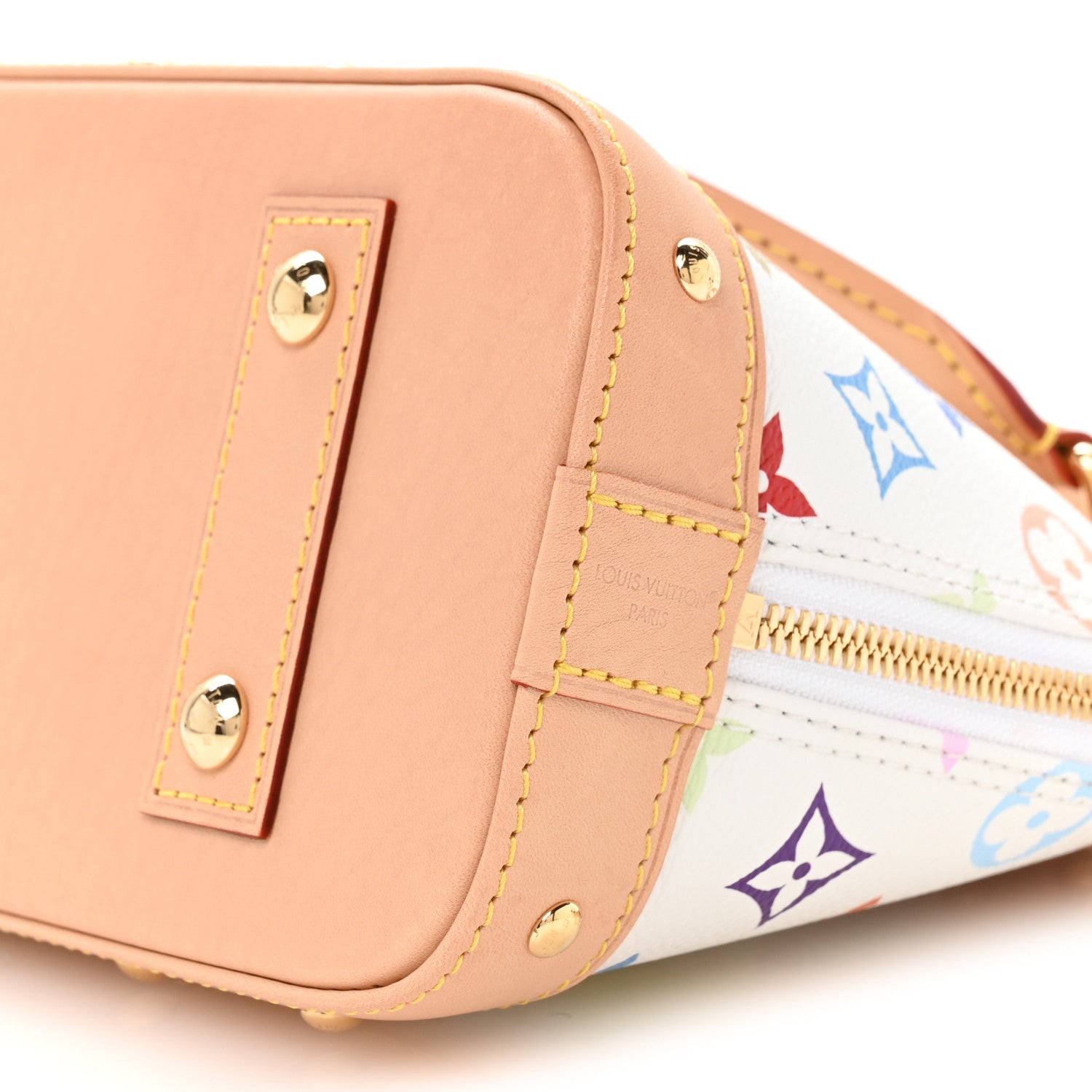 LV x TM Monogram Multicolor Alma BB White