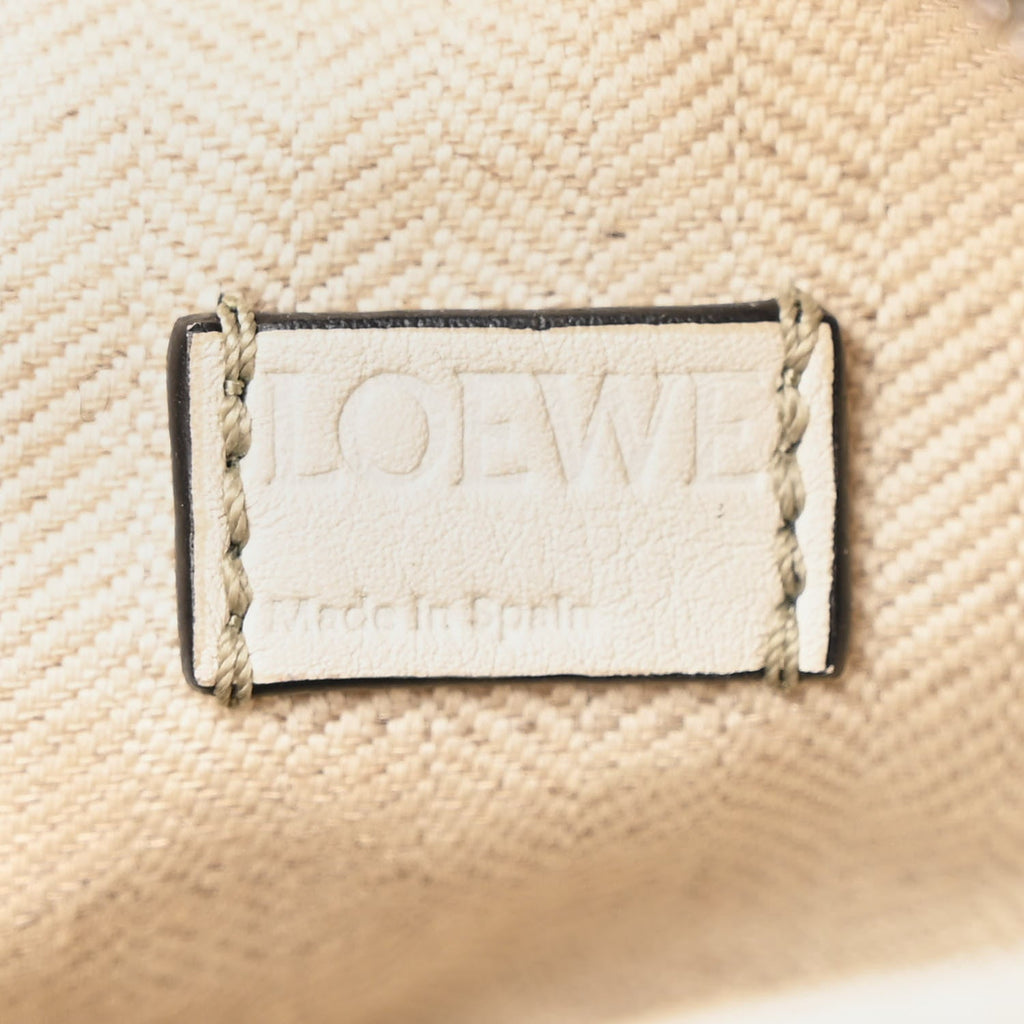 Calfskin Mini Puzzle Bag Soft White Rosemary