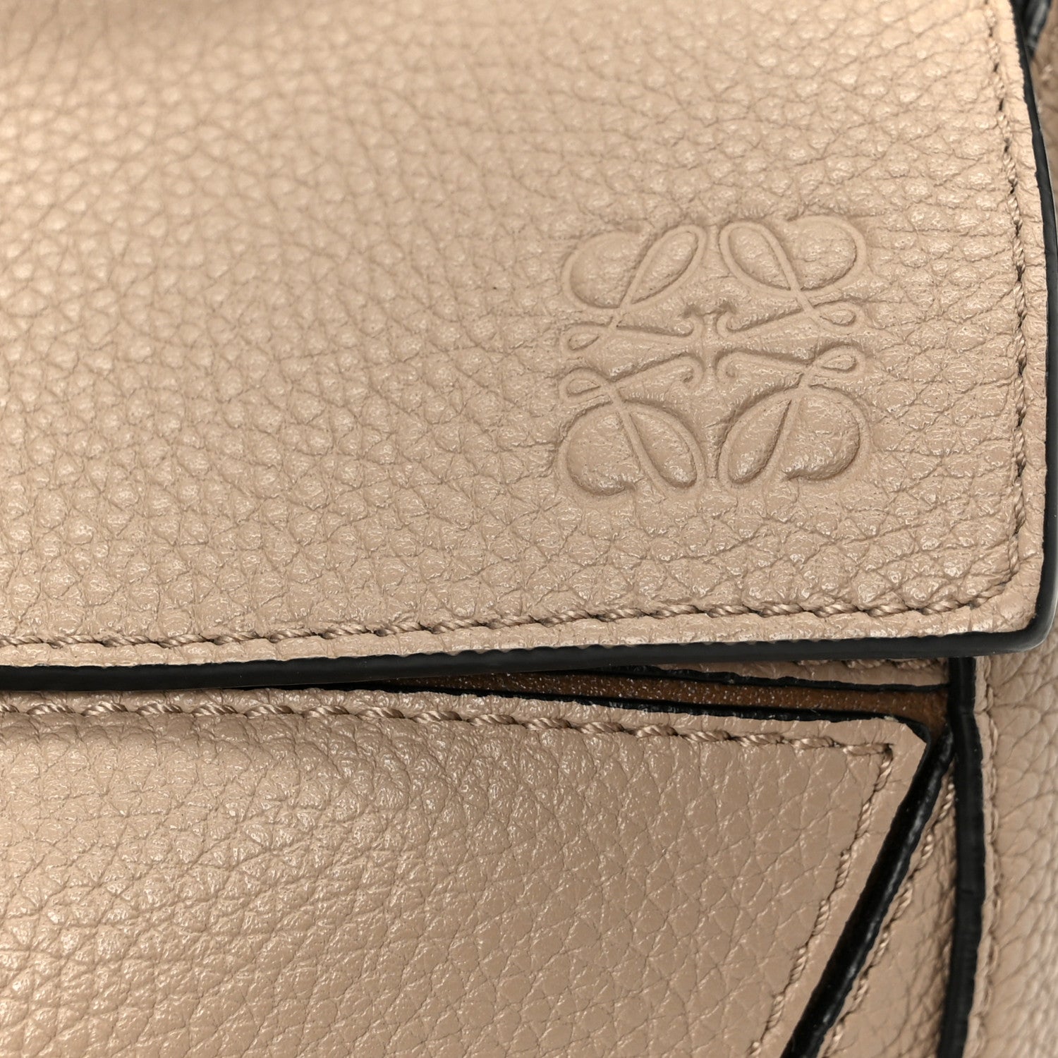 Calfskin Small Puzzle Bag Sand Mink