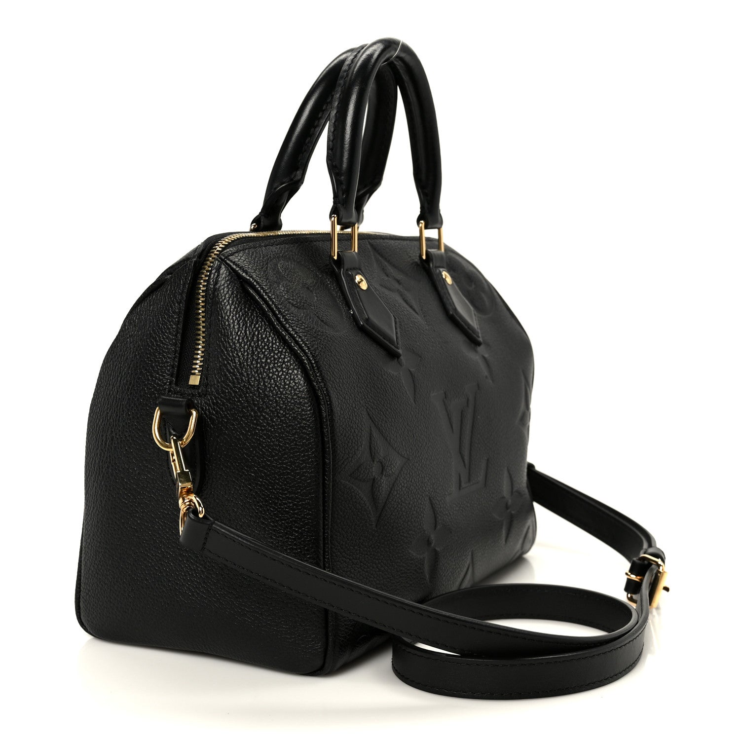 Empreinte Monogram Giant Speedy Bandouliere 25 Black