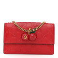 Guccissima Mini Cherry Chain Bag Hibiscus Red