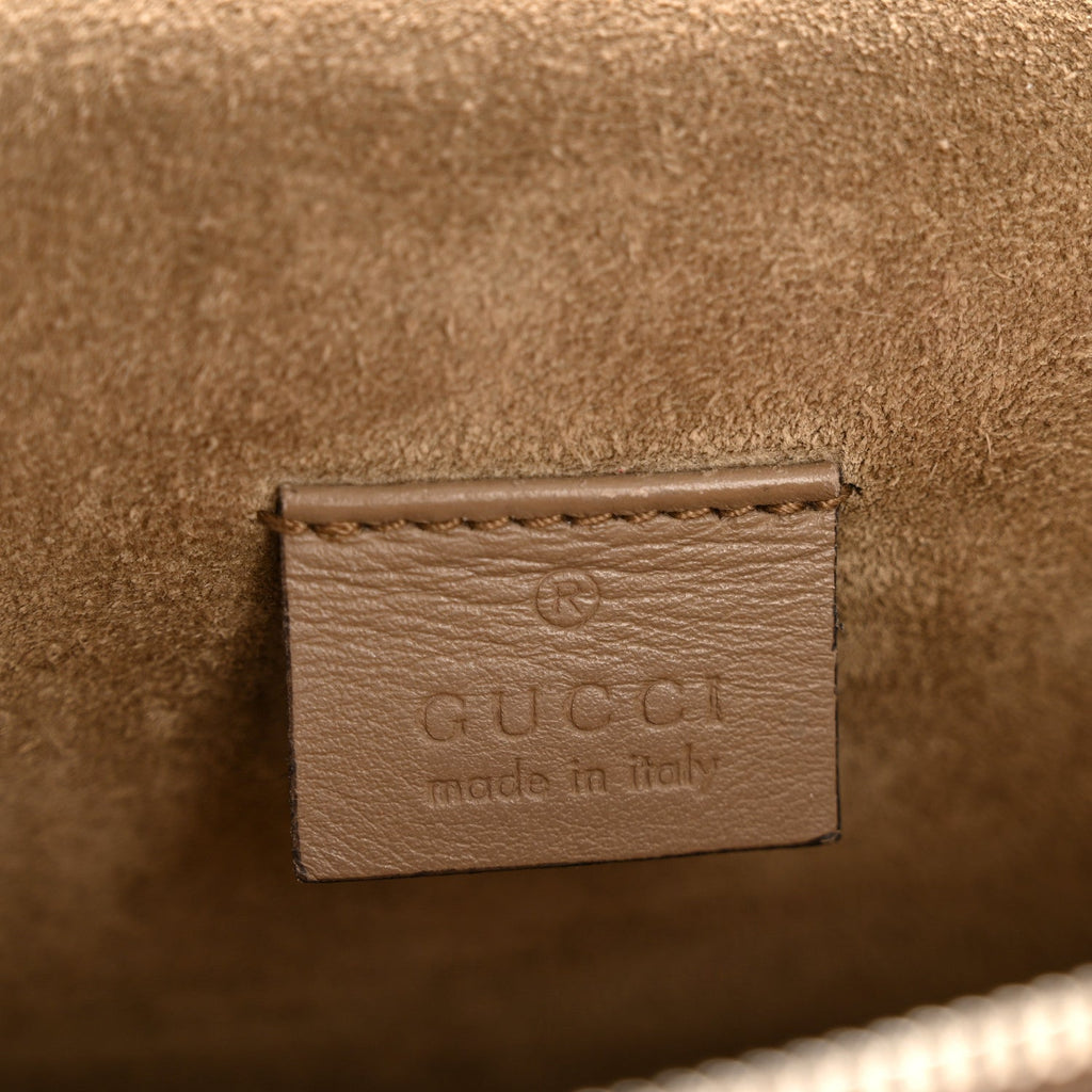 GG Supreme Monogram Small Dionysus Shoulder Bag Taupe