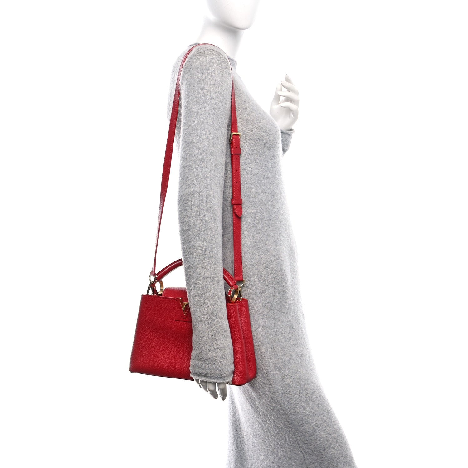 Taurillon Capucines BB Scarlet Red