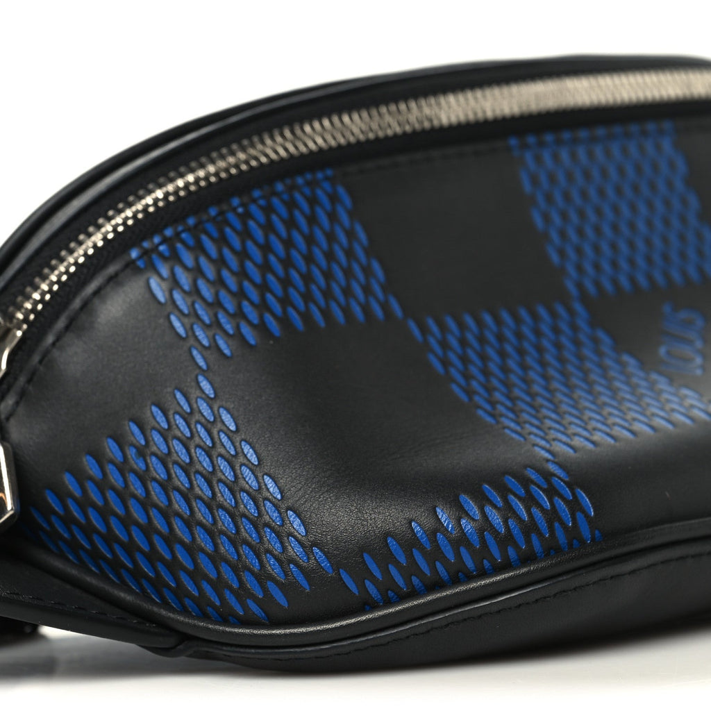 Damier Infini Campus BumBag Navy Black