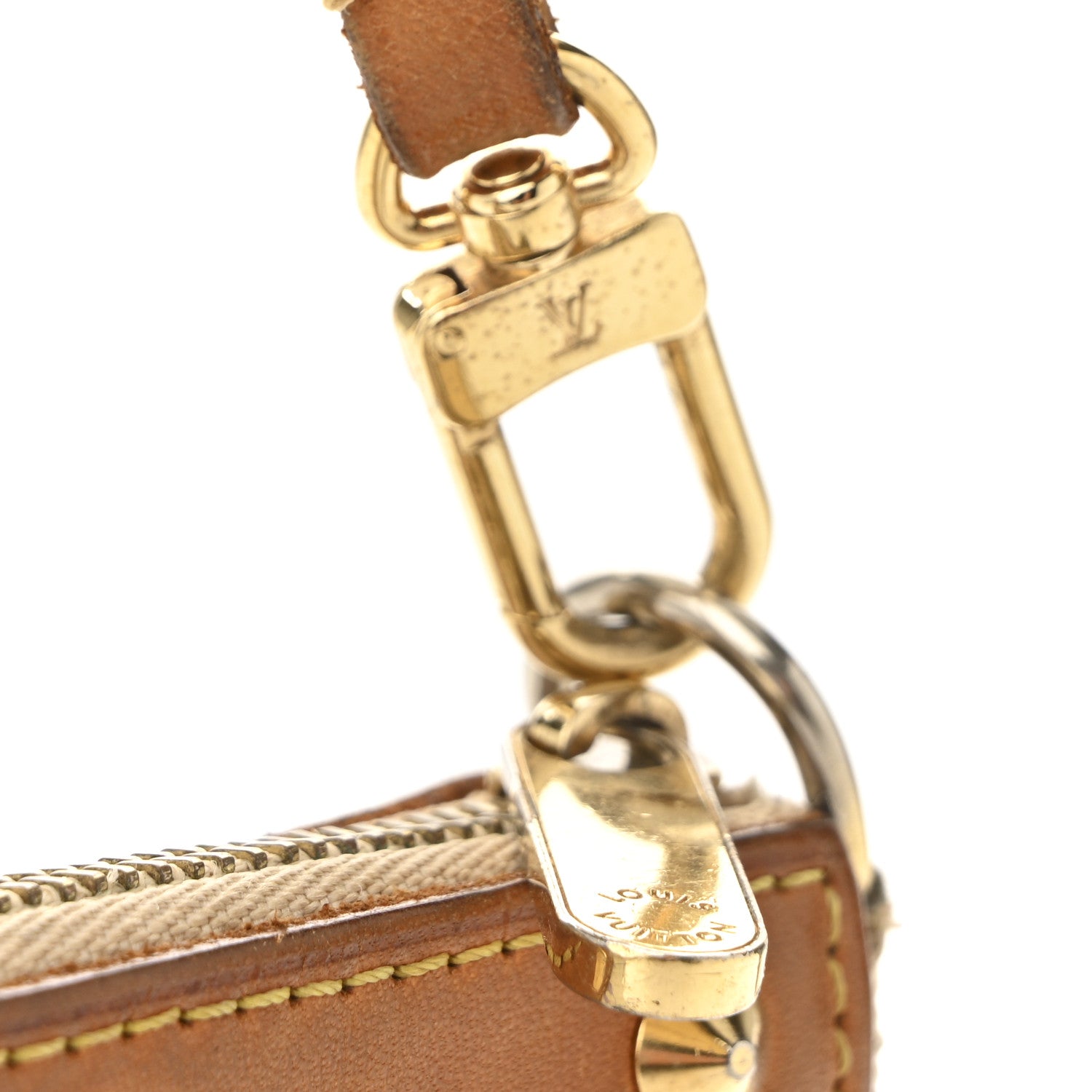 Monogram Multicolor Pochette Accessories White