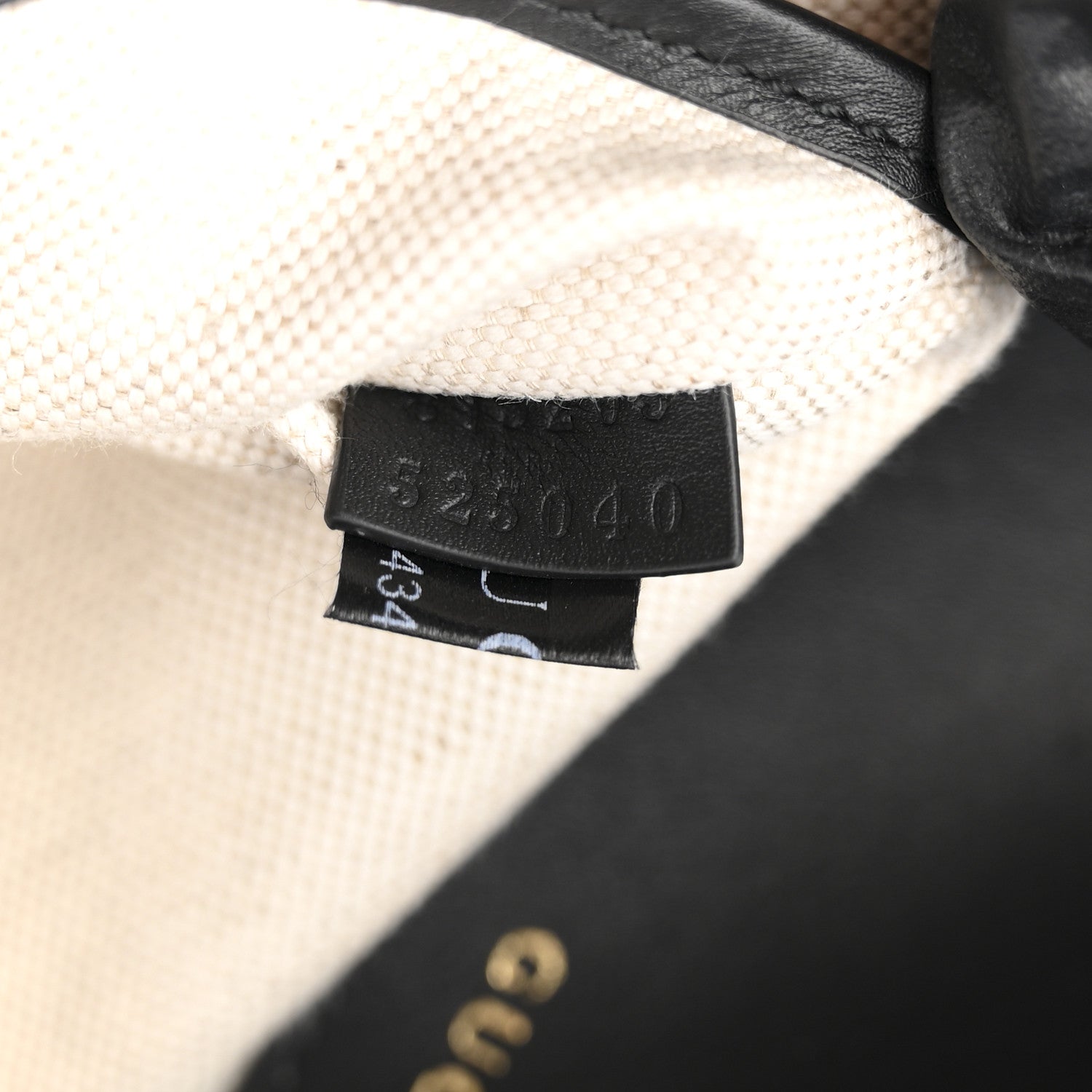 GG Supreme Monogram Horsebit 1955 Soft Small Shoulder Bag Beige Black