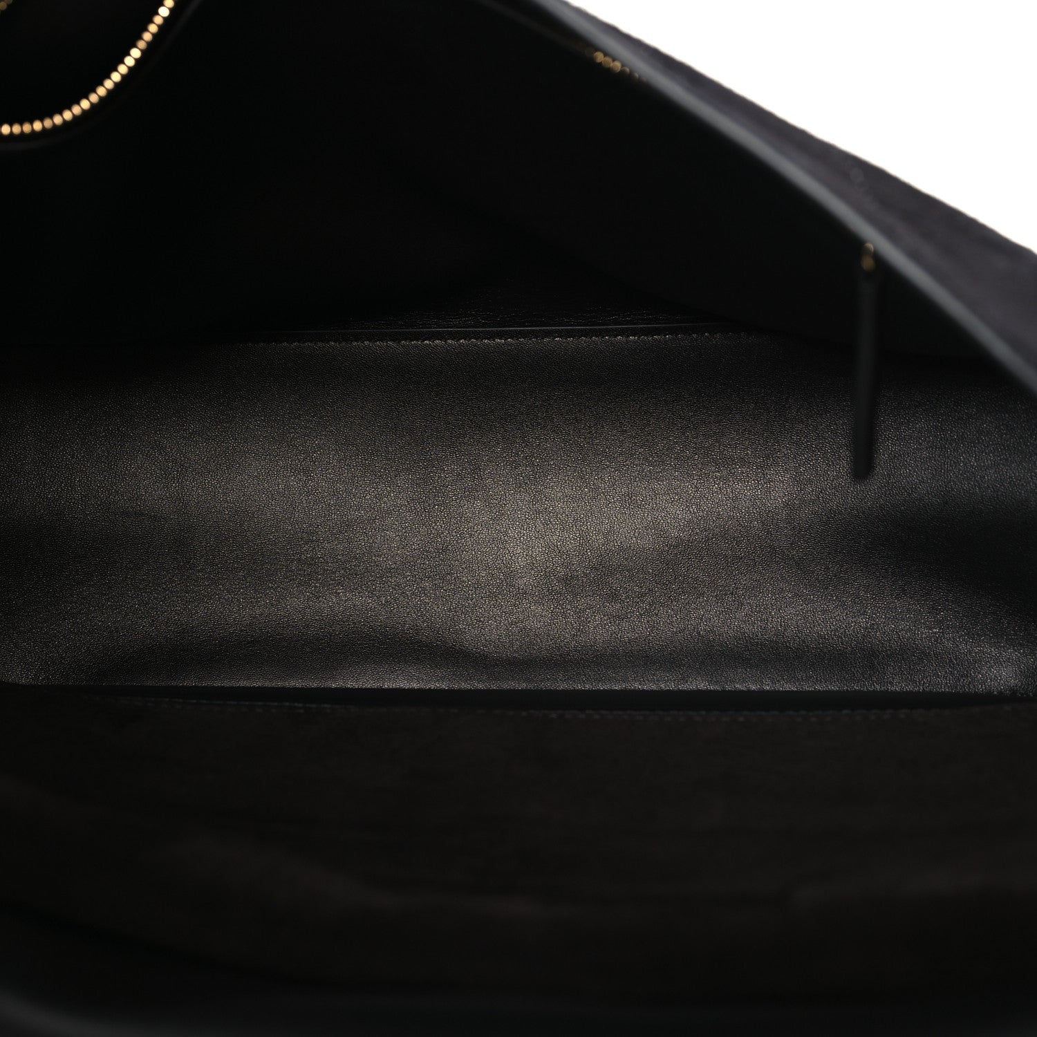 Suede Calfskin Small Souplissimo Maxi Flap Black