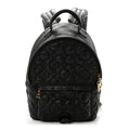 Lambskin Flower Quilted Palm Springs Backpack PM Black