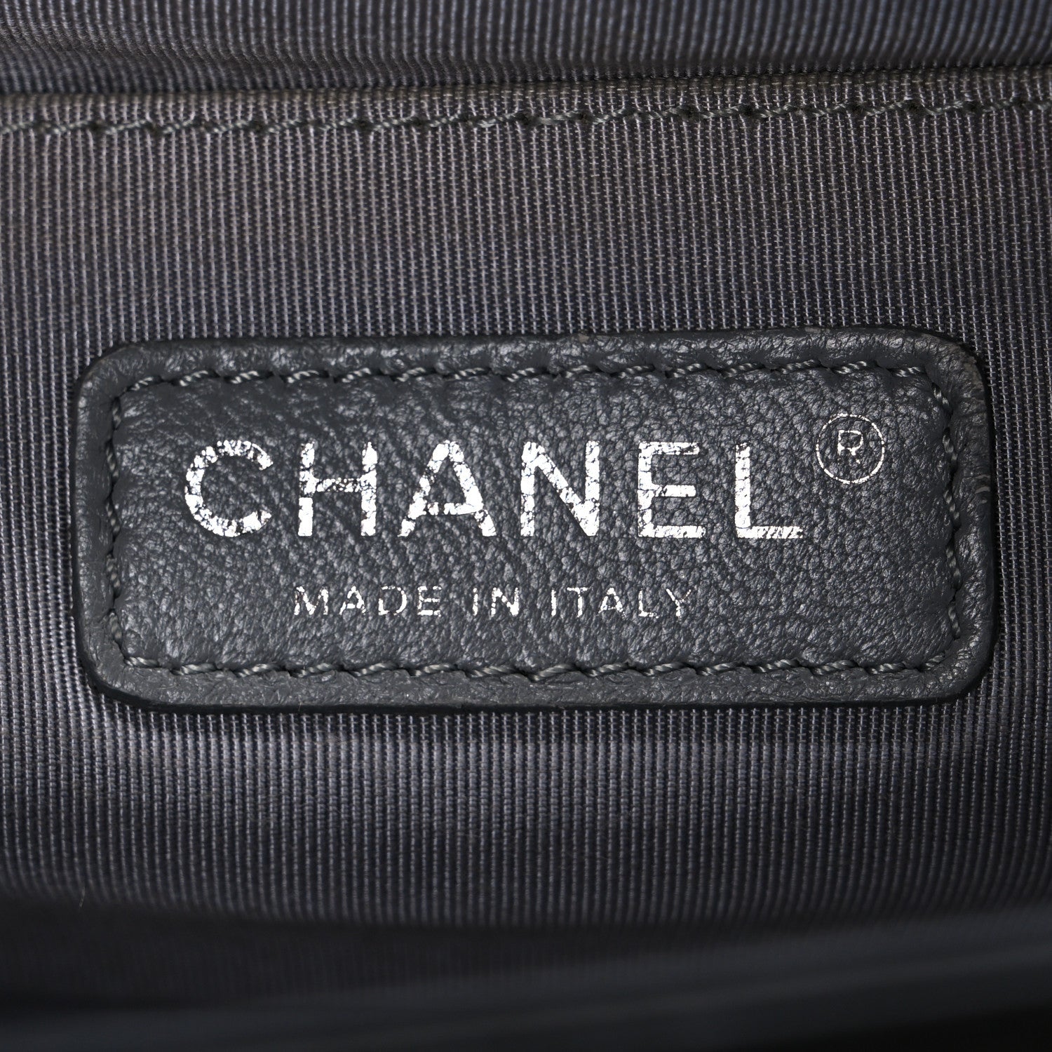 Lambskin Quilted Medium Boy Flap Black