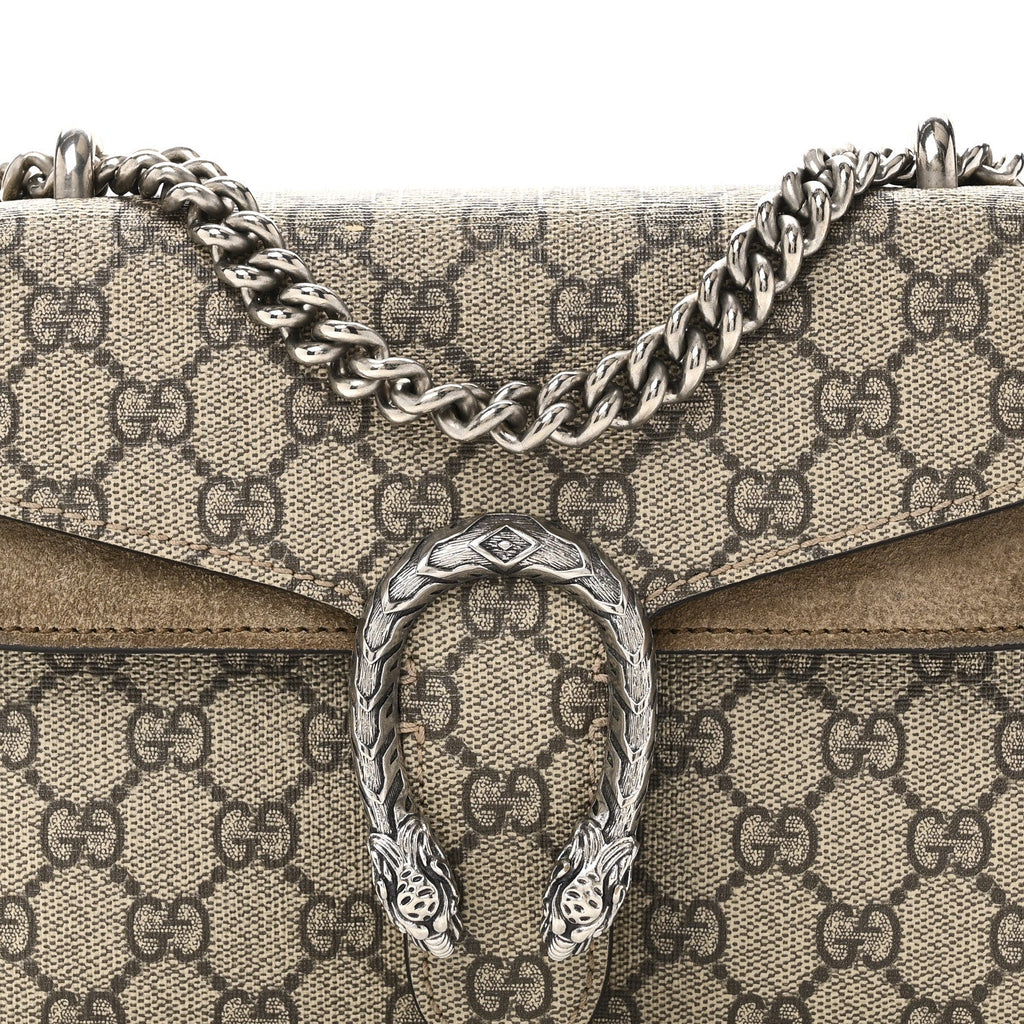 GG Supreme Monogram Mini Dionysus Shoulder Bag Taupe