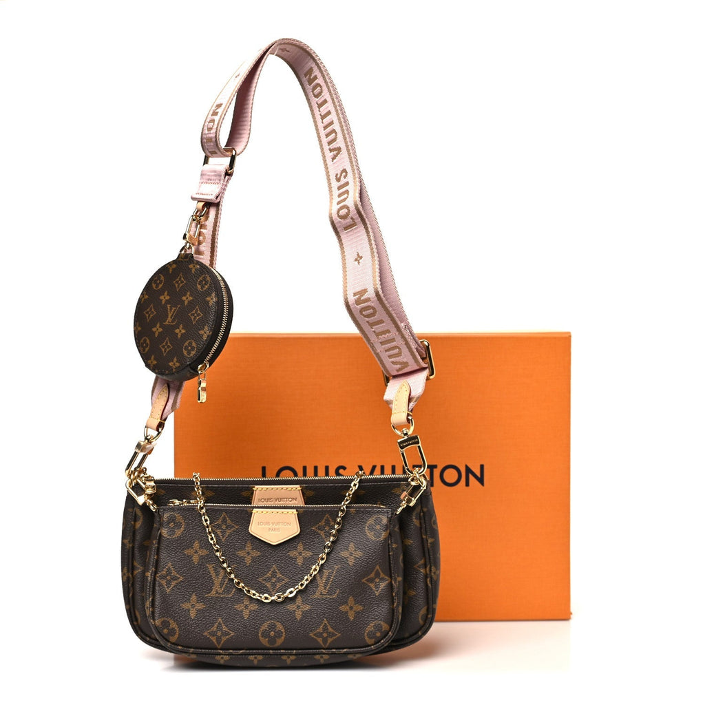 Monogram Multi Pochette Accessories Rose Clair