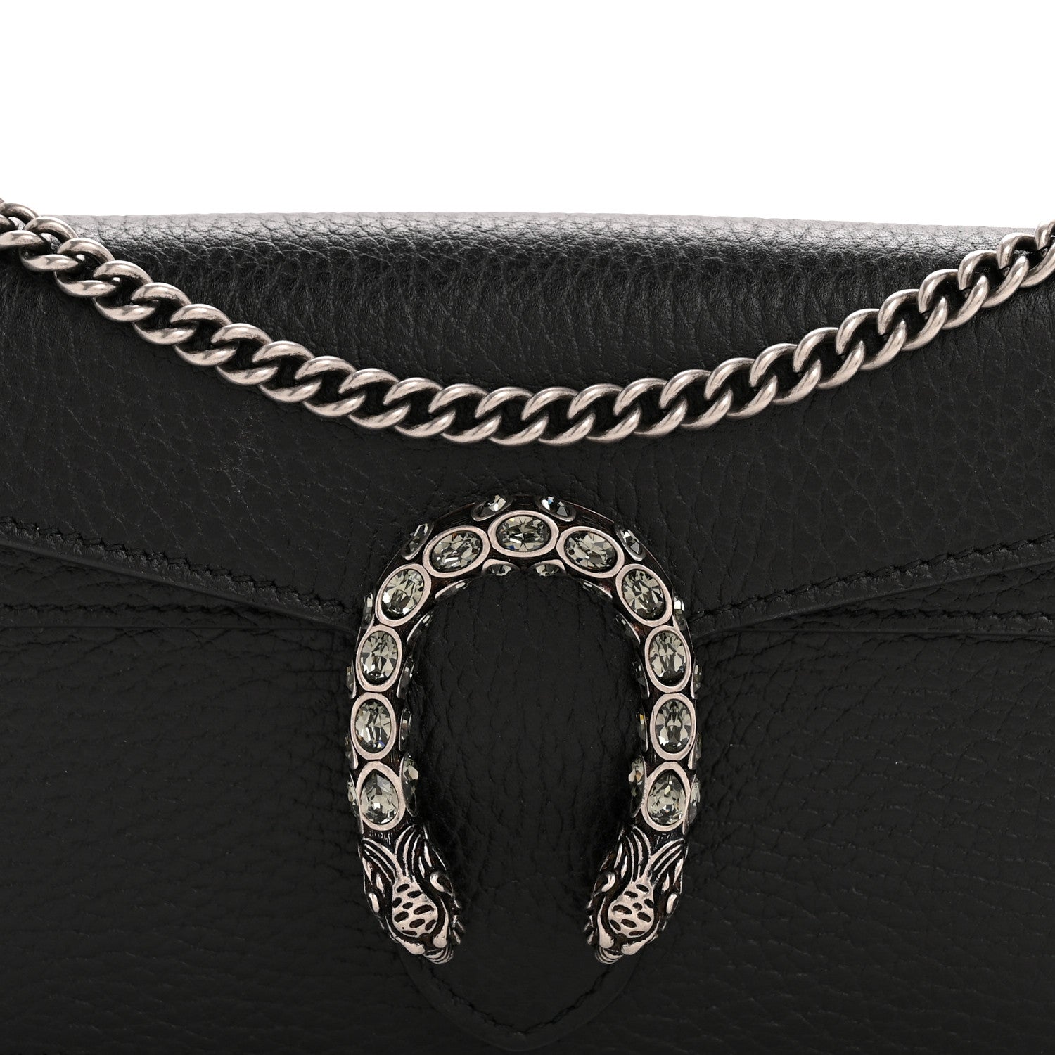 Calfskin Super Mini Dionysus Shoulder Bag Black