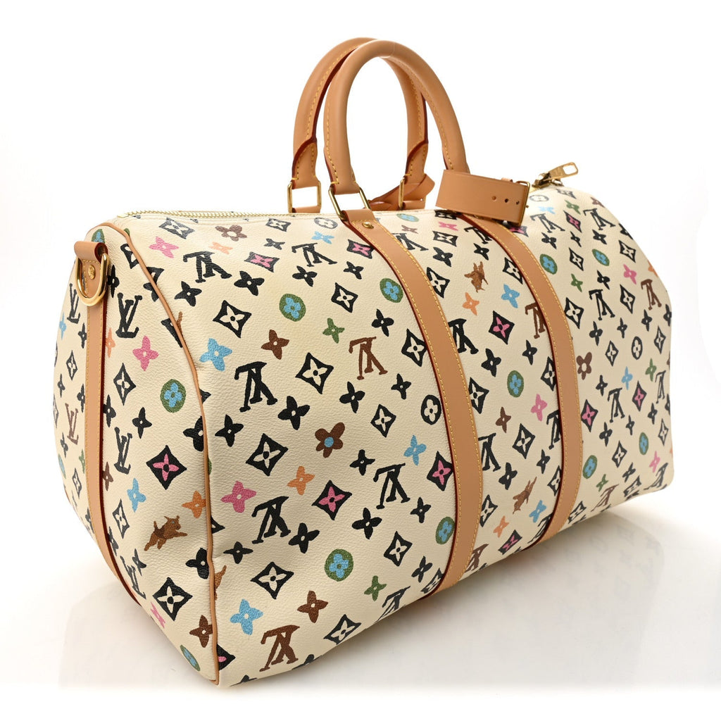 Monogram Craggy Keepall Bandouliere 45 Vanilla