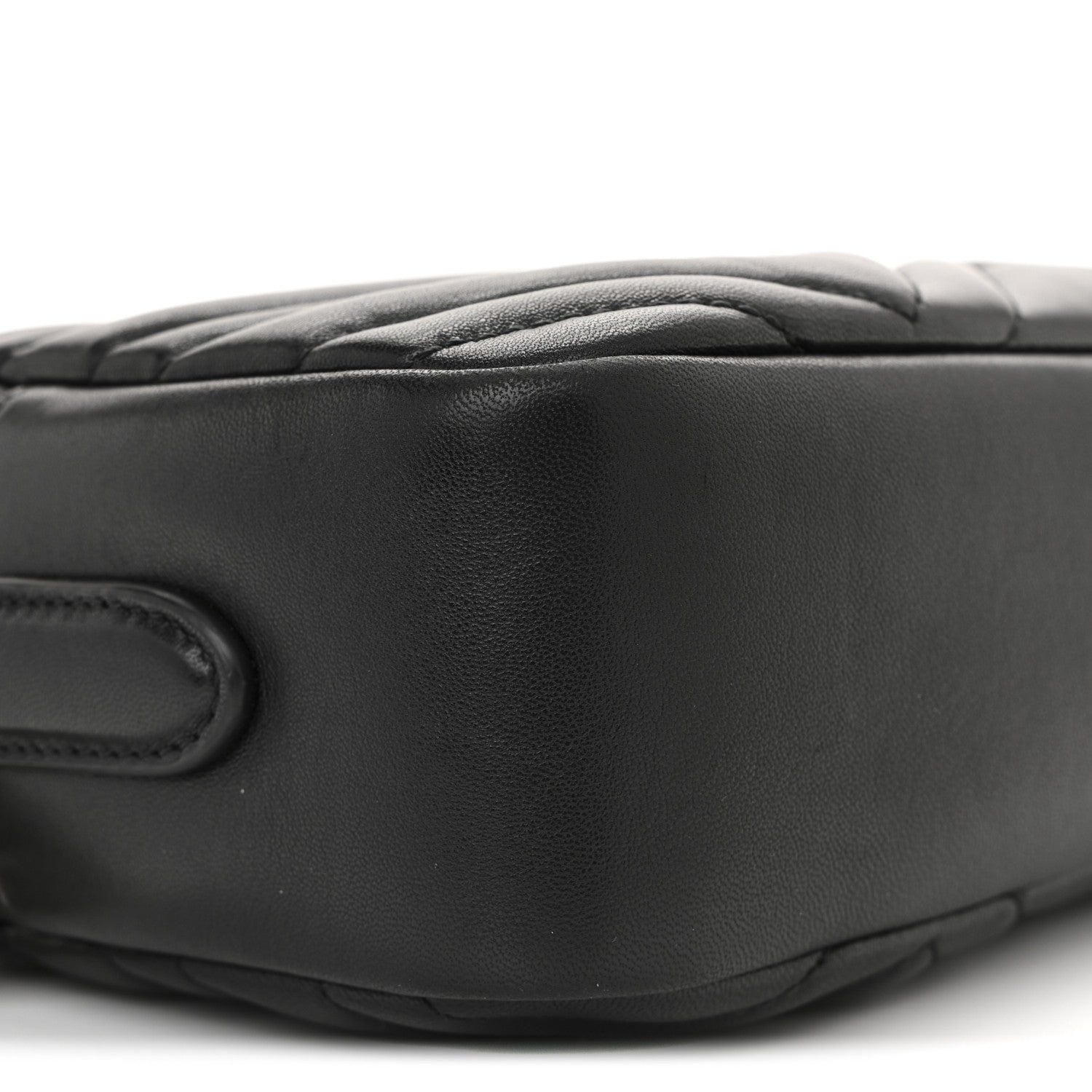 Calfskin Matelasse Small GG Marmont Camera Bag Black