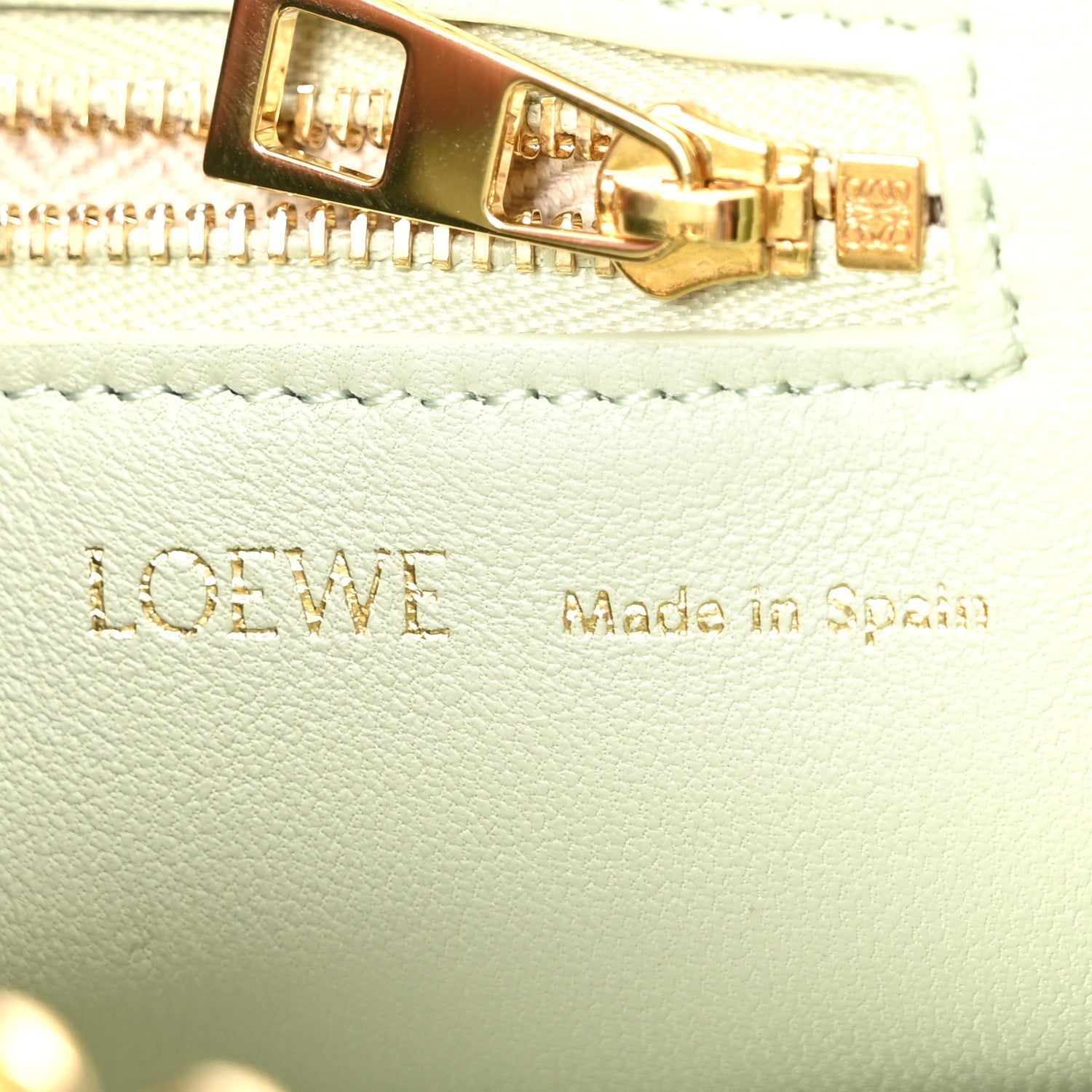 Mellow Nappa Lambskin Small Squeeze Bag Spring Jade
