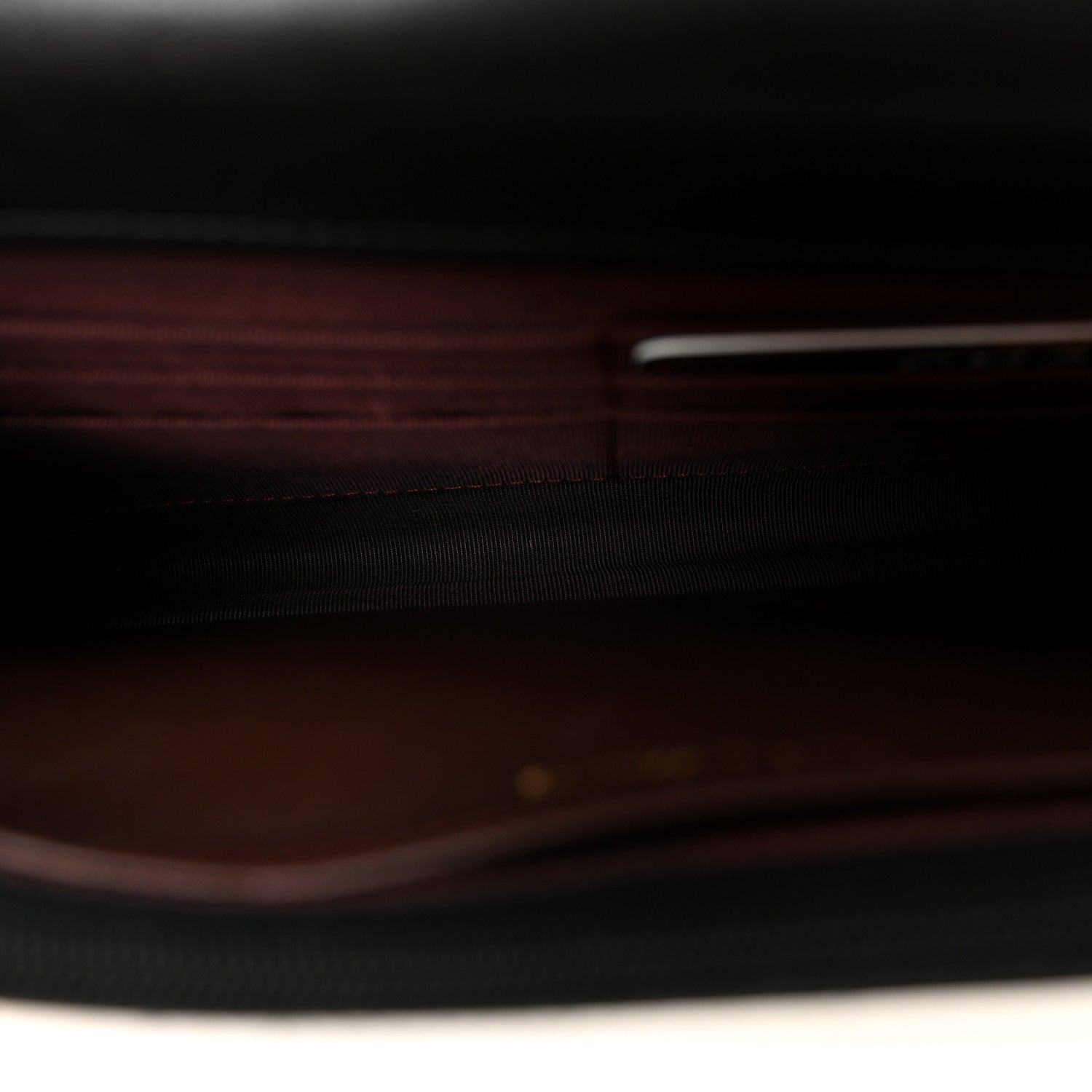 Lambskin Quilted Wallet On Chain WOC Black