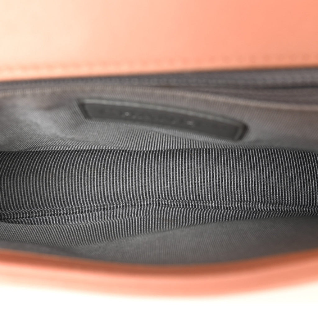 Galuchat Stingray Medium Boy Flap Pink