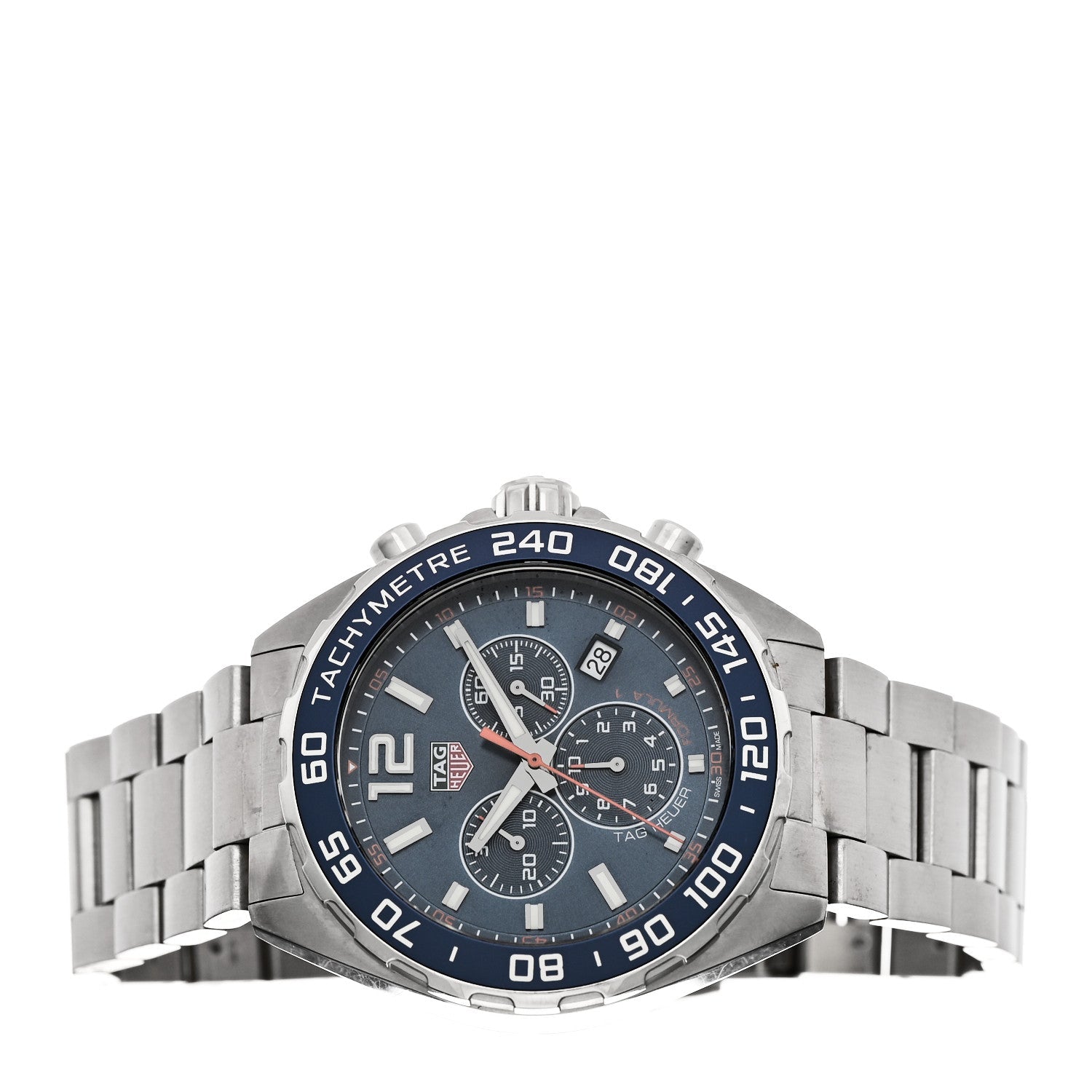 Stainless Steel 43mm Formula 1 Chronograph Quartz Watch Blue CAZ1014