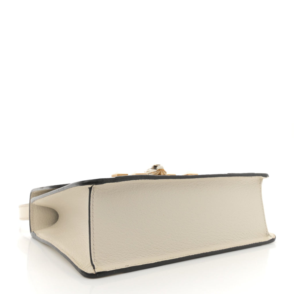Nappa Elaphe GG Supreme Monogram Medium Osiride Shoulder Bag Mystic White Roccia Beige Ebony
