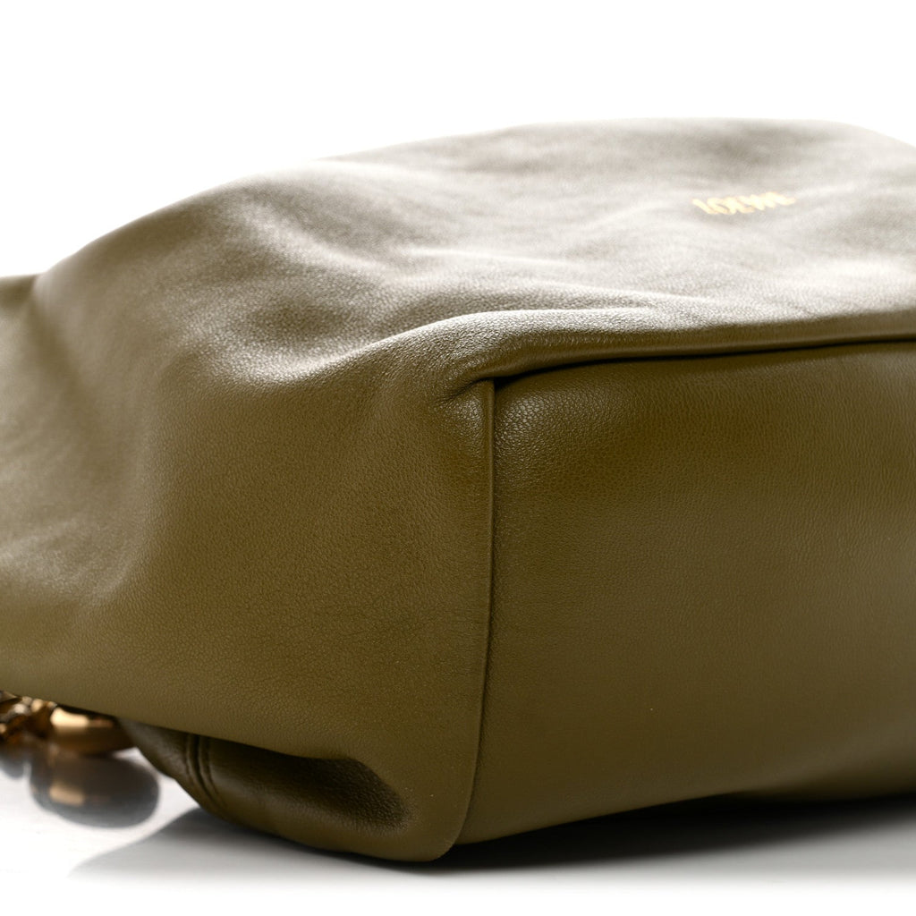 Mellow Nappa Small Squeeze Bag Olive